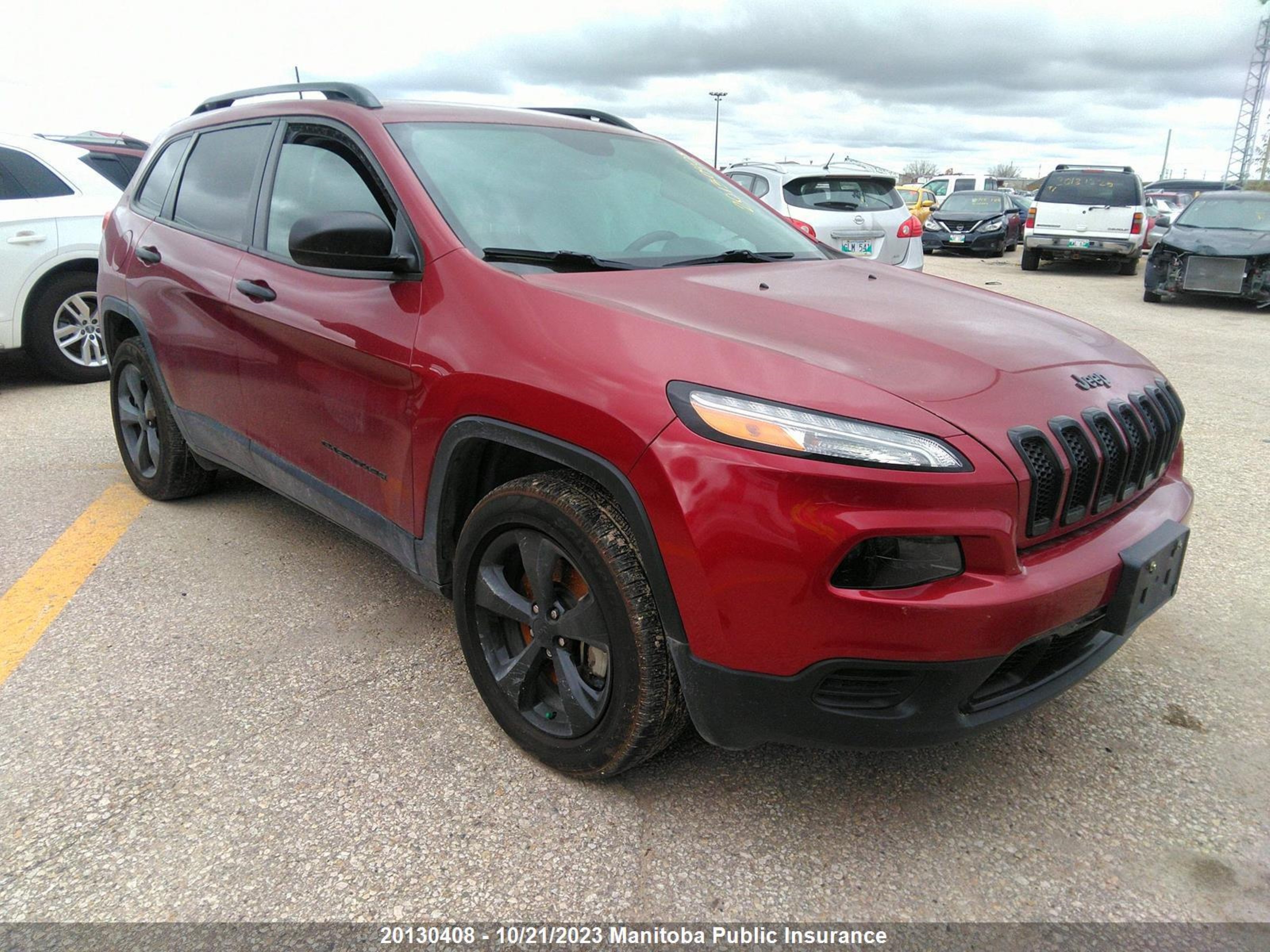 jeep cherokee 2016 1c4pjmab6gw364143