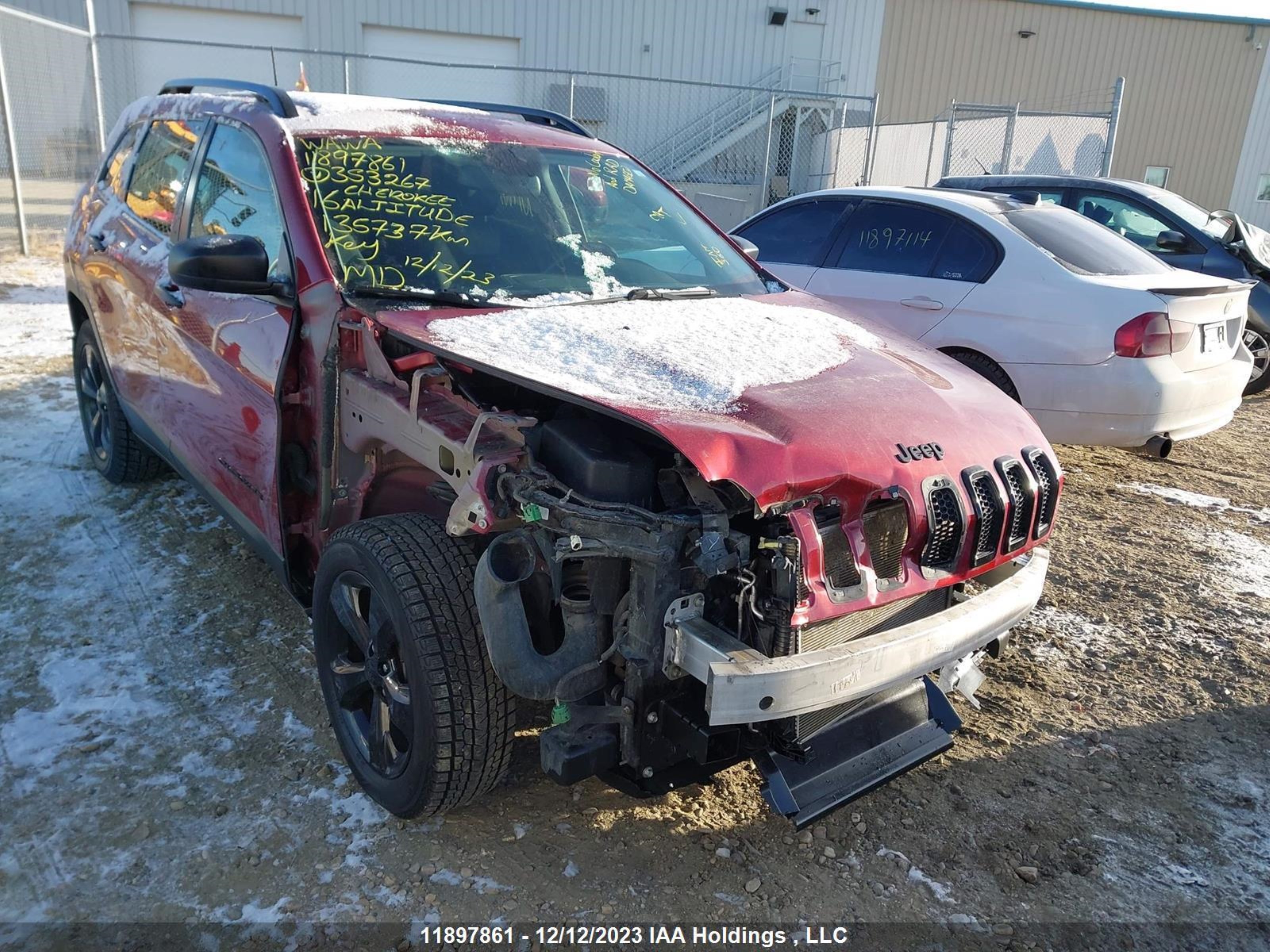 jeep cherokee 2016 1c4pjmas2gw353267