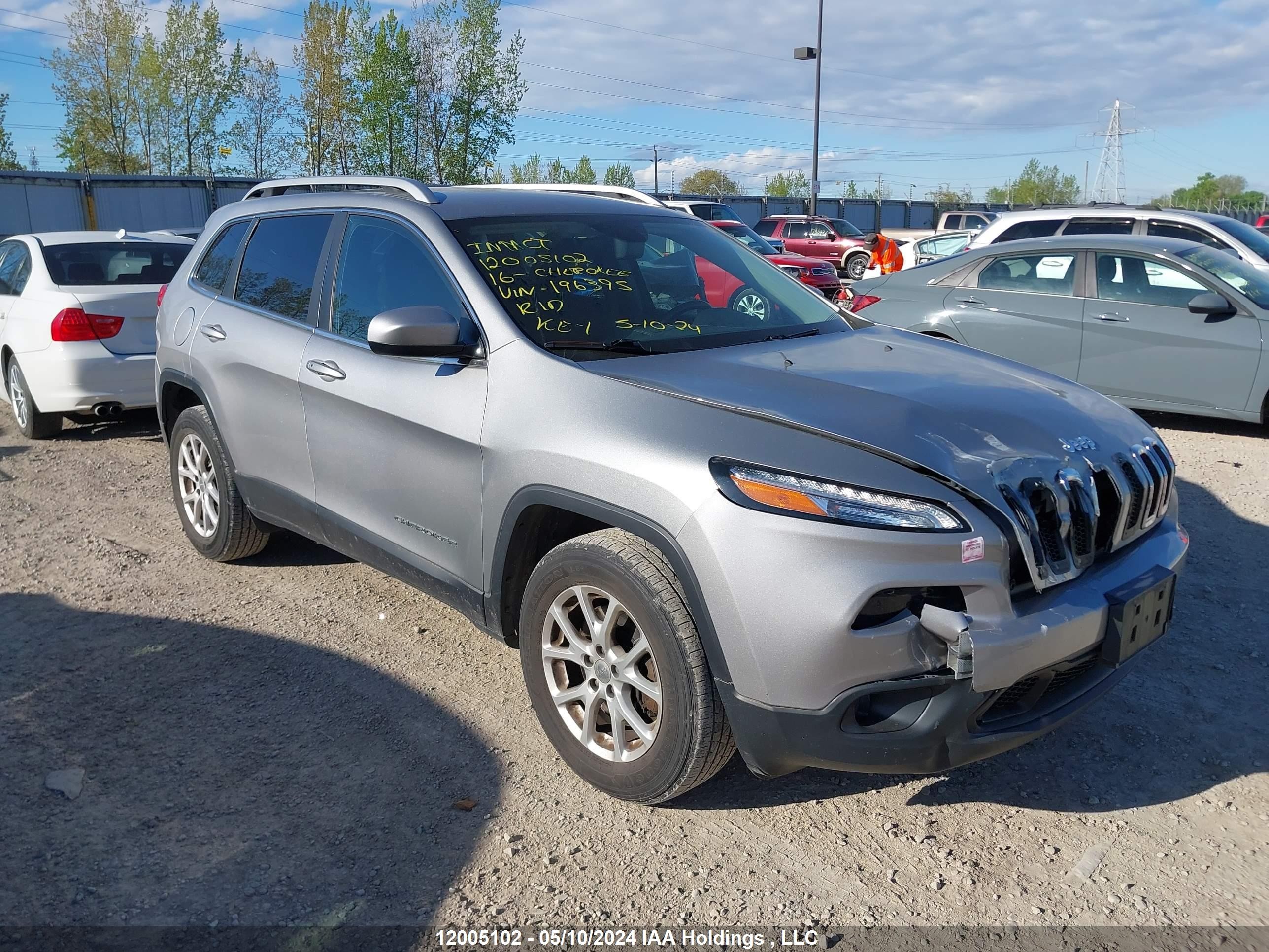 jeep cherokee 2016 1c4pjmcs7gw196395