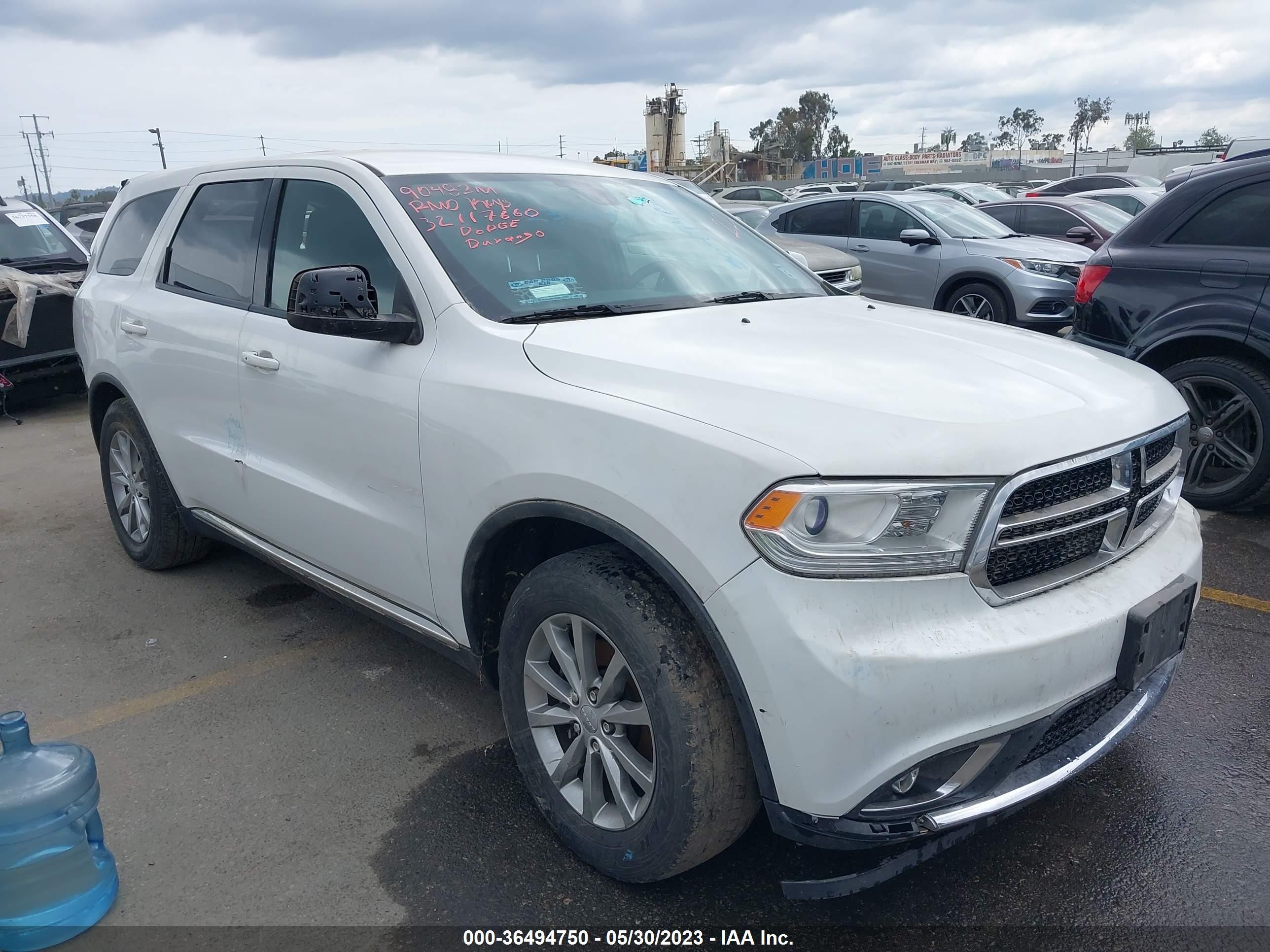 dodge durango 2017 1c4rdhagxhc880950