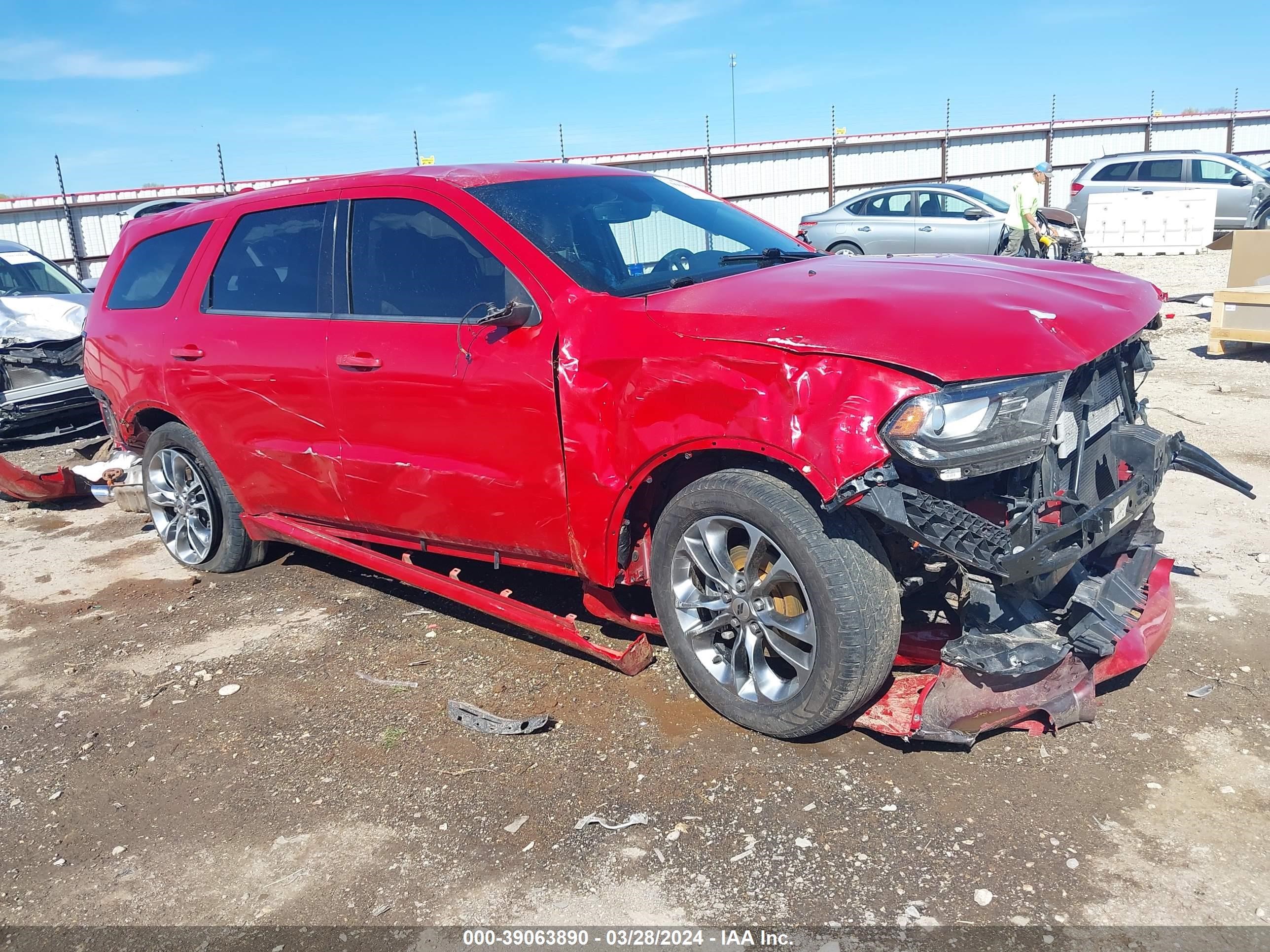 dodge durango 2019 1c4rdhdg6kc690954