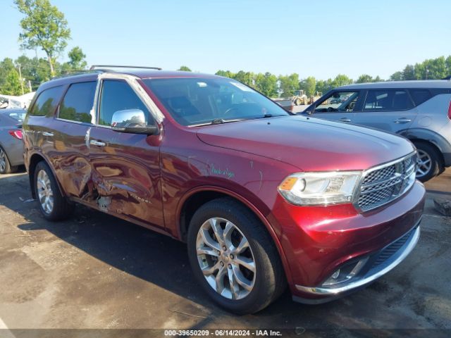 dodge durango 2016 1c4rdheg1gc419452