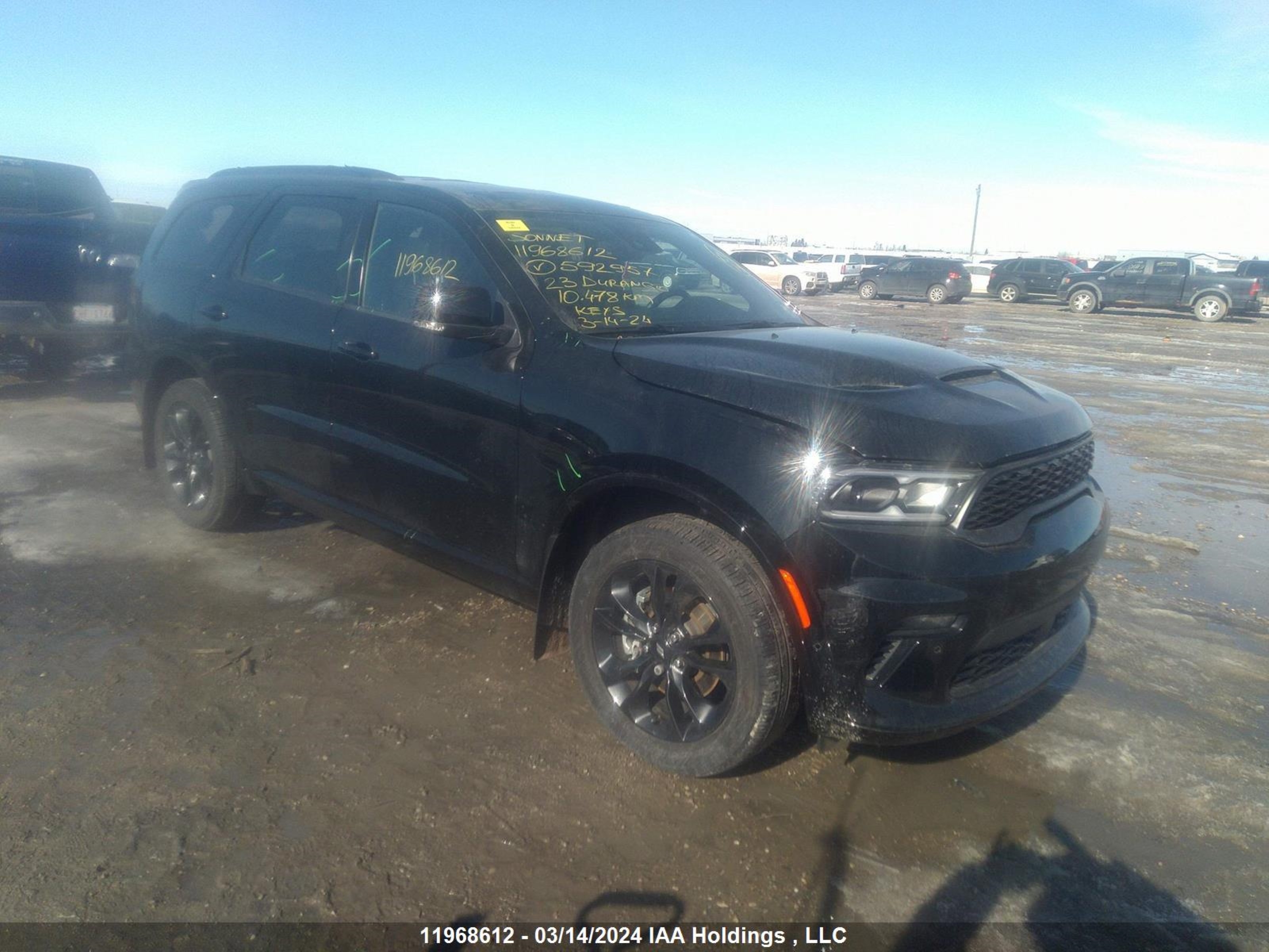 dodge durango 2023 1c4rdjdg6pc592957