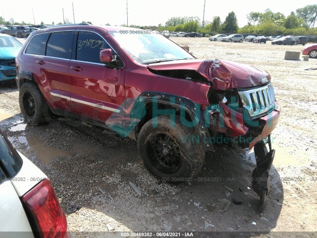 jeep grand cherokee 2012 1c4rjfag9cc133099