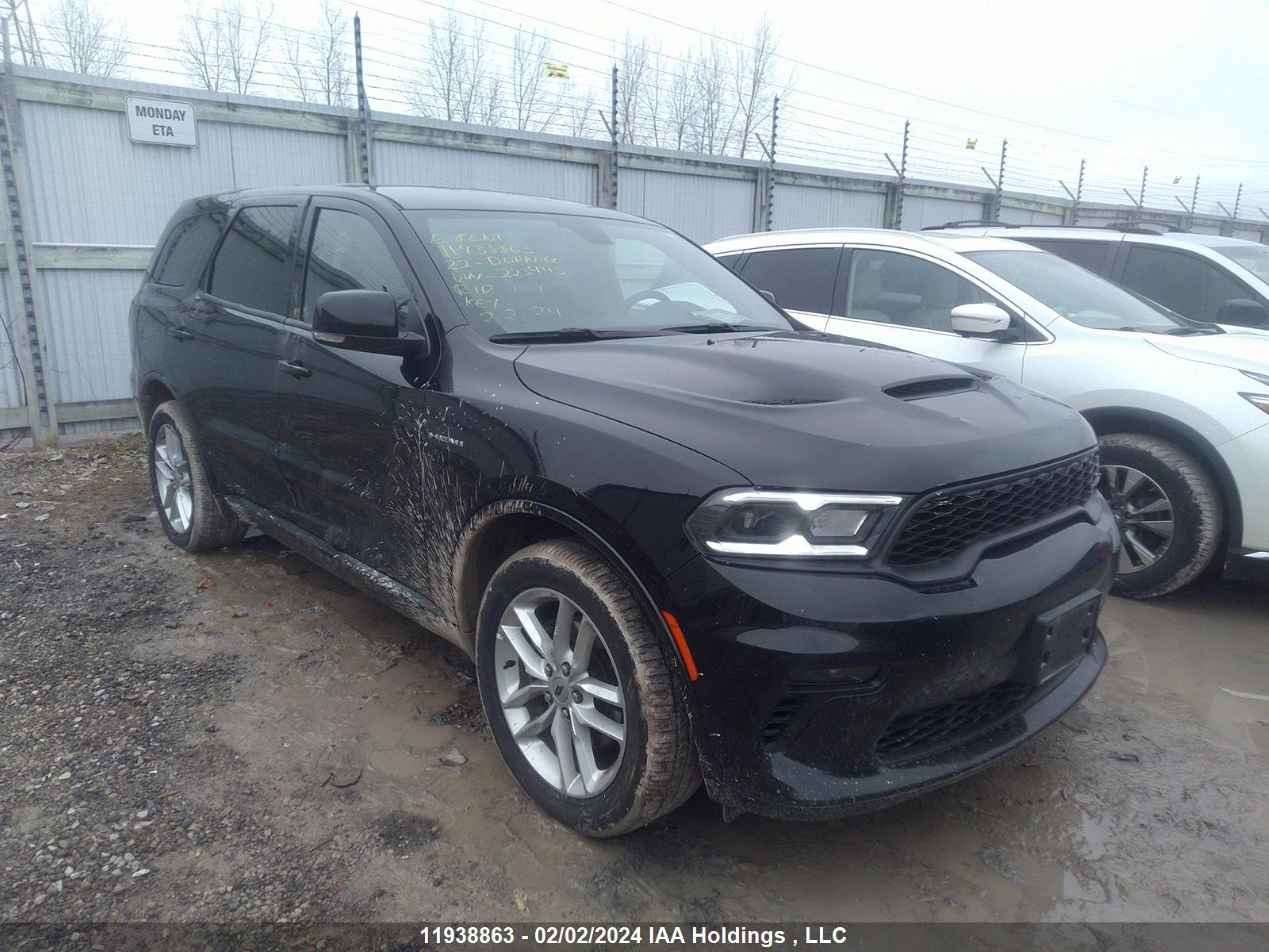 dodge durango 2022 1c4sdjct2nc223445