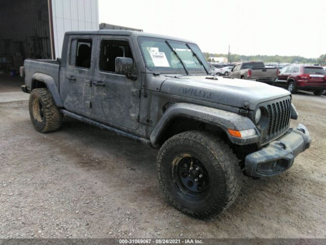 jeep gladiator 2021 1c6hjtag1ml549697