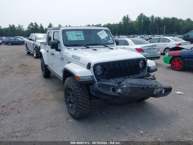 jeep gladiator 2024 1c6hjtag1rl128442