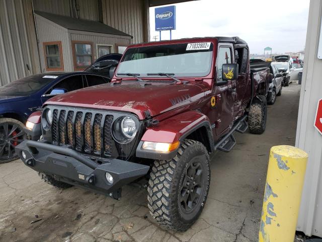 jeep gladiator 2021 1c6hjtag2ml585477