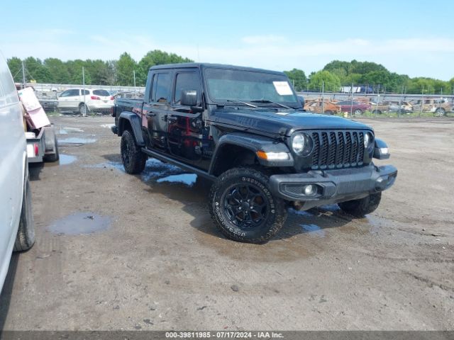 jeep gladiator 2022 1c6hjtag3nl111703