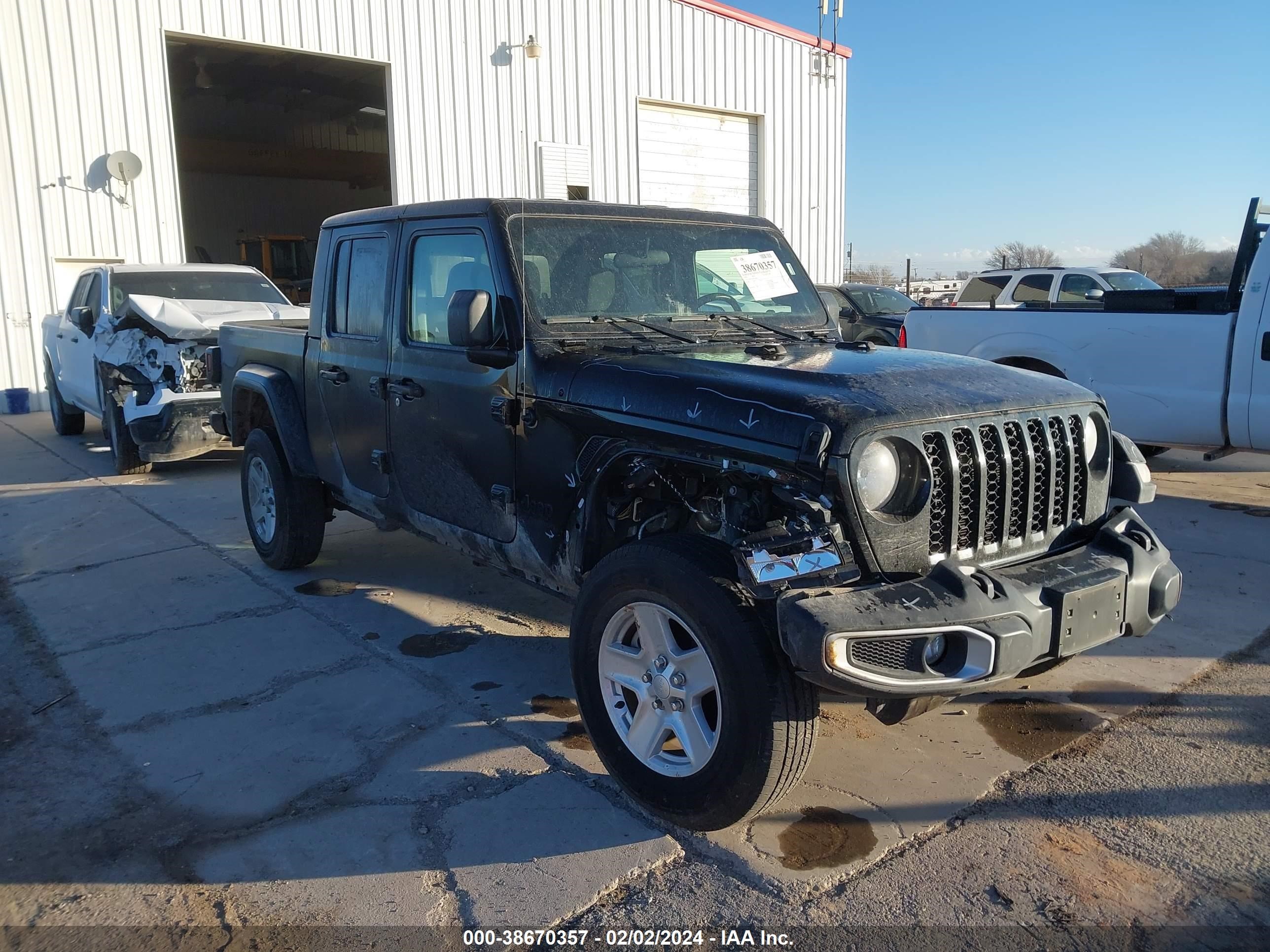 jeep gladiator 2022 1c6hjtag3nl182058