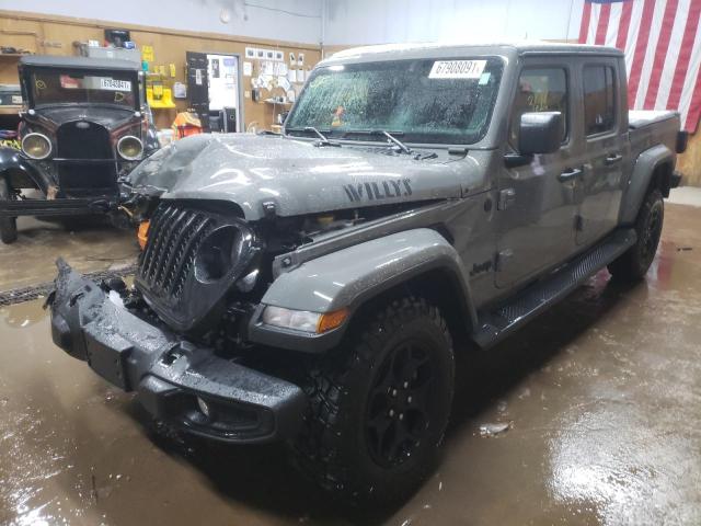 jeep gladiator 2021 1c6hjtag4ml543828