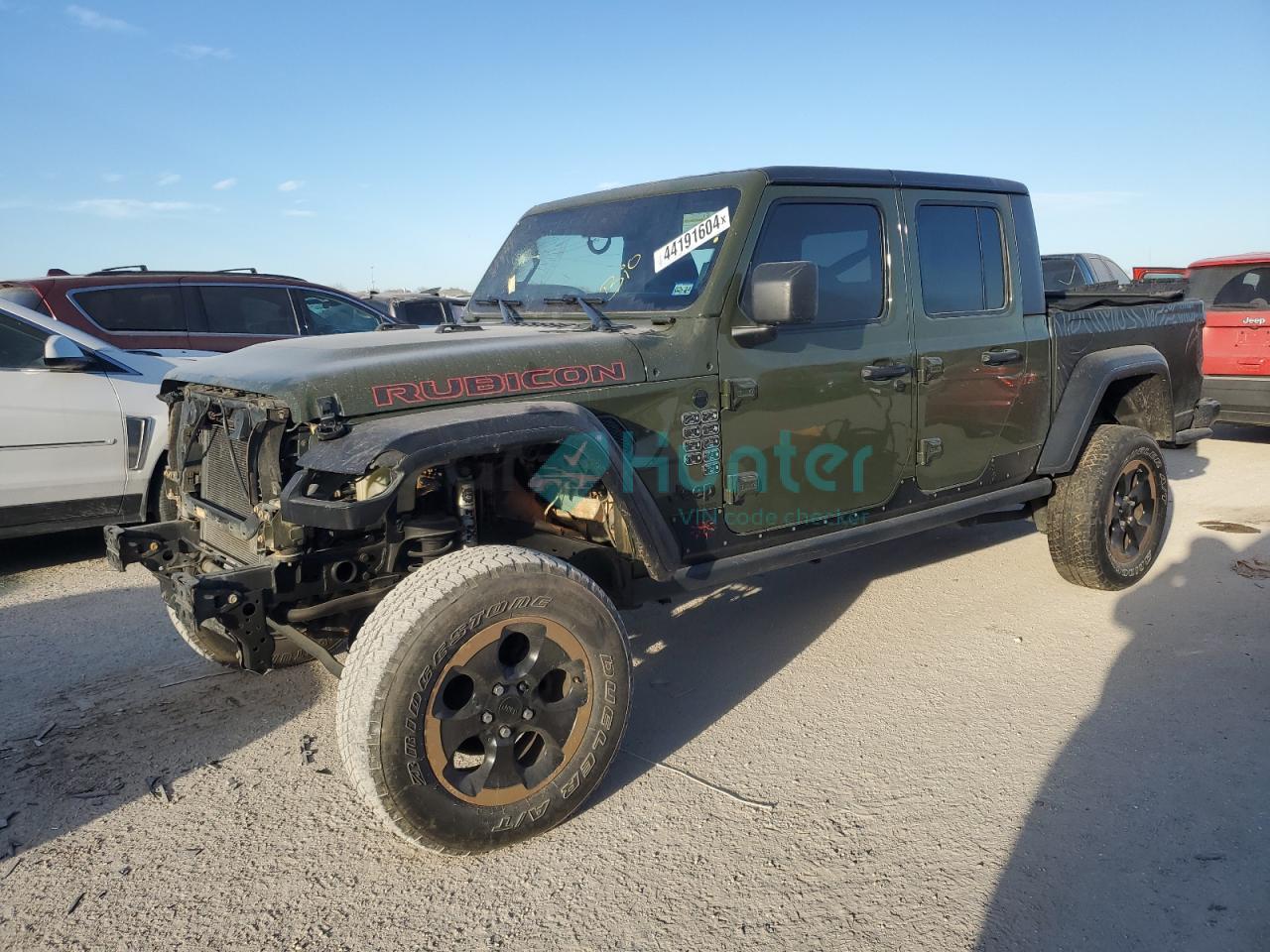 jeep gladiator 2021 1c6hjtag5ml572433