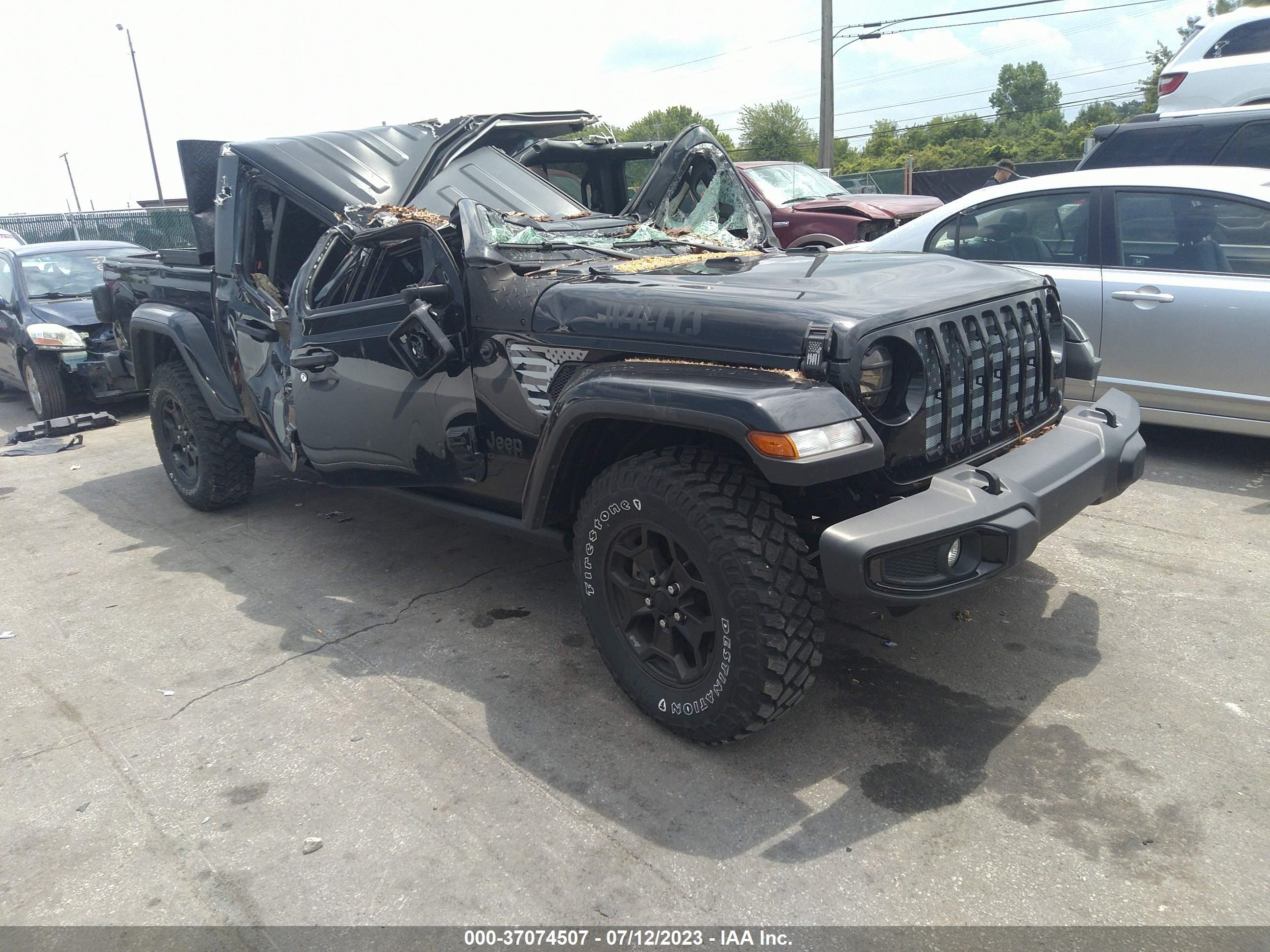 jeep gladiator 2021 1c6hjtag5ml584663