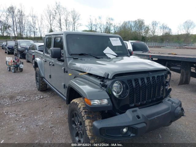 jeep gladiator 2021 1c6hjtag5ml613594