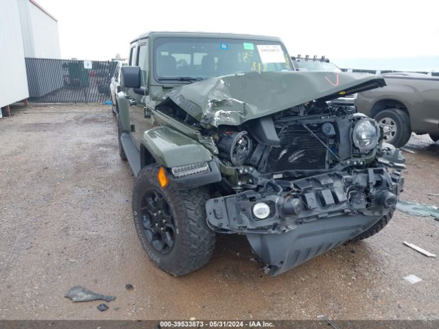 jeep gladiator 2023 1c6hjtag5pl562554