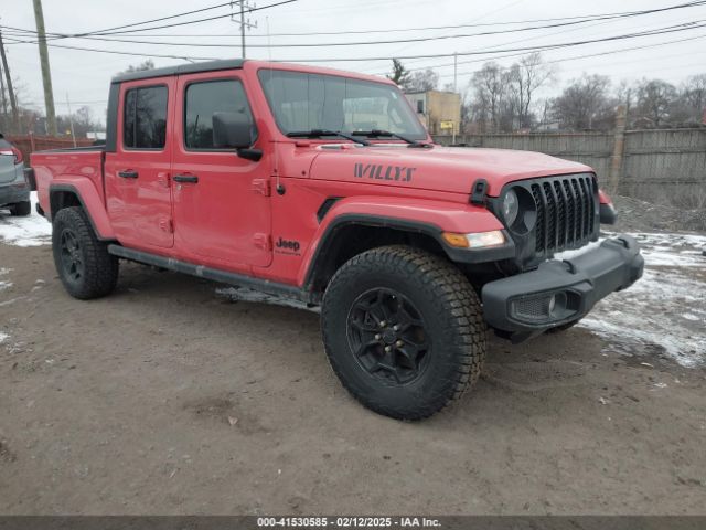 jeep gladiator 2021 1c6hjtag6ml550649