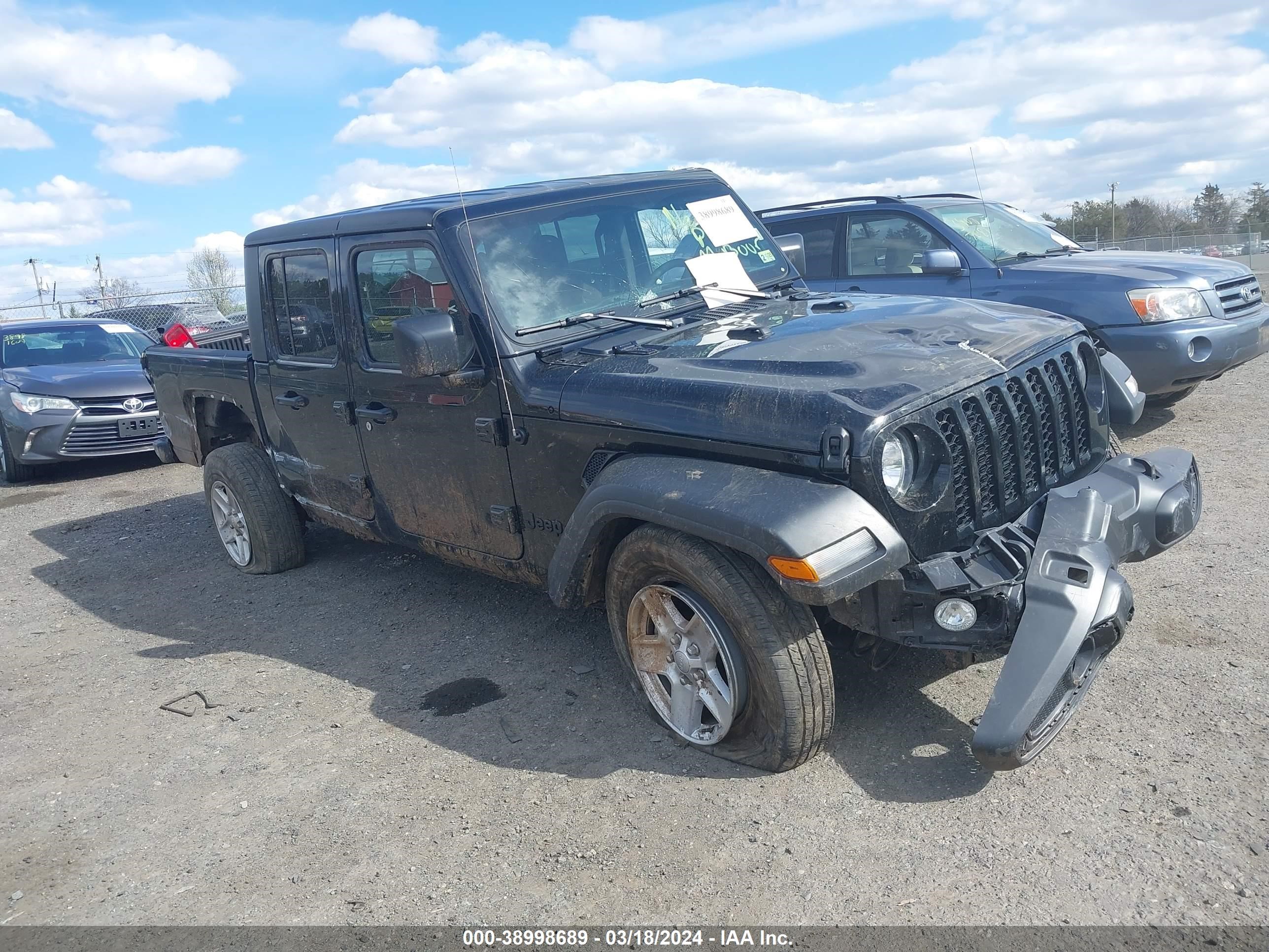 jeep gladiator 2023 1c6hjtag6pl534052