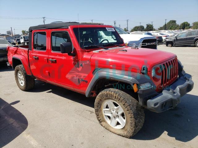 jeep gladiator 2020 1c6hjtag8ll131460