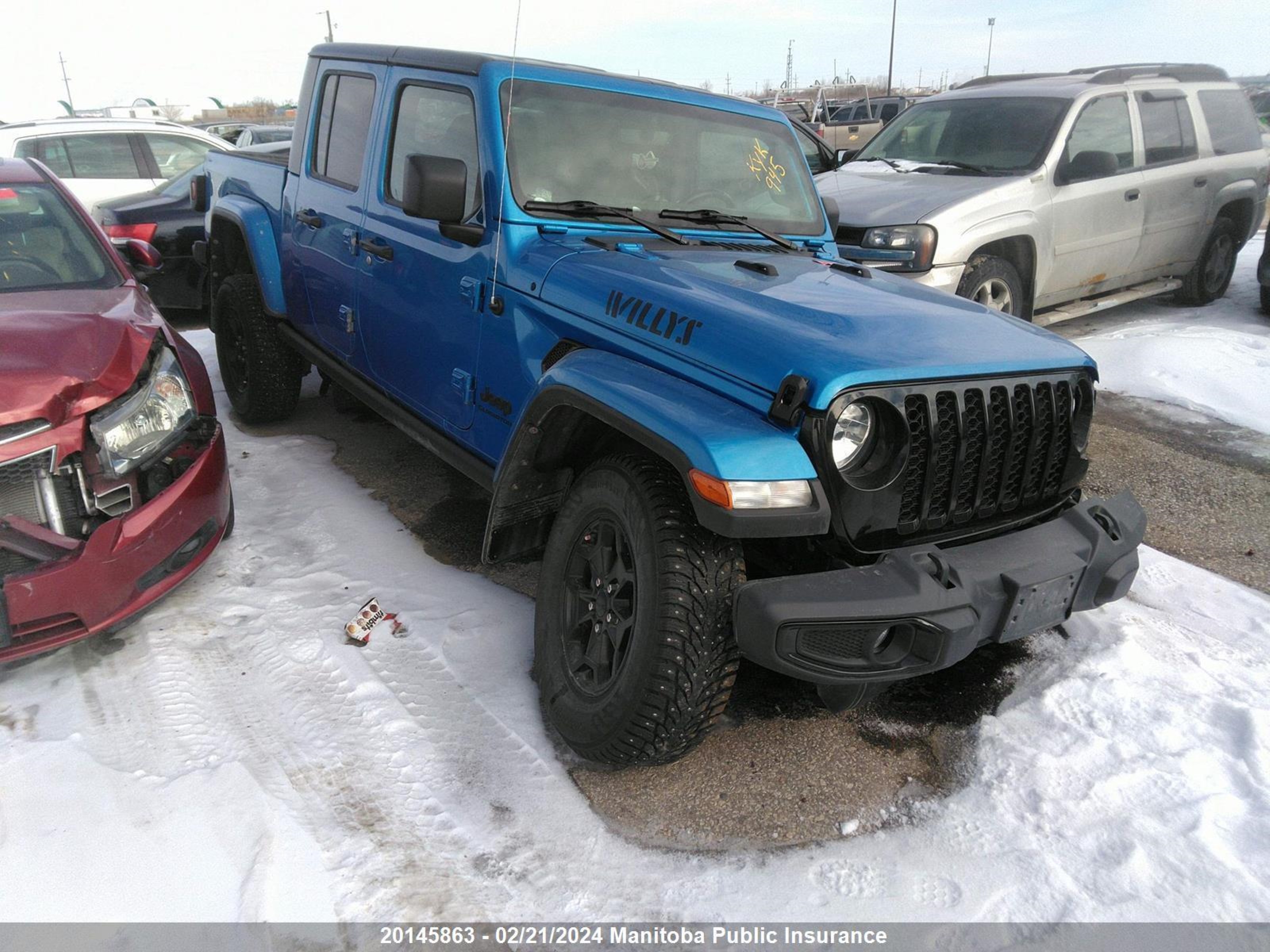 jeep gladiator 2021 1c6hjtag9ml613548