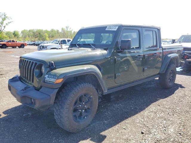 jeep gladiator 2022 1c6hjtag9nl164731