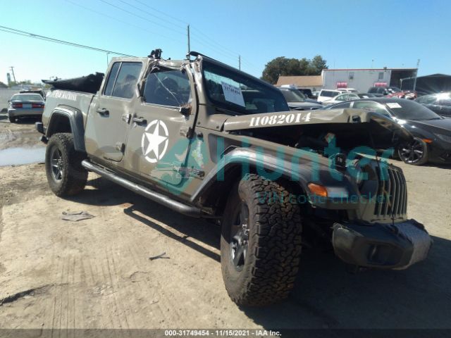 jeep gladiator 2020 1c6hjtagxll157977