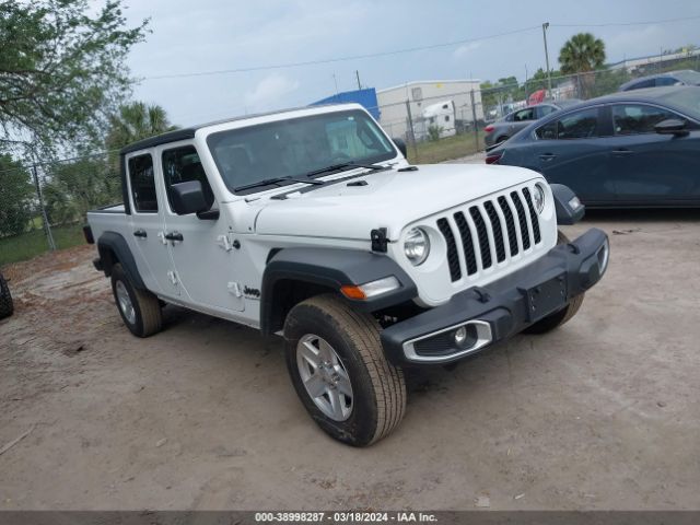 jeep gladiator 2023 1c6hjtagxpl522177