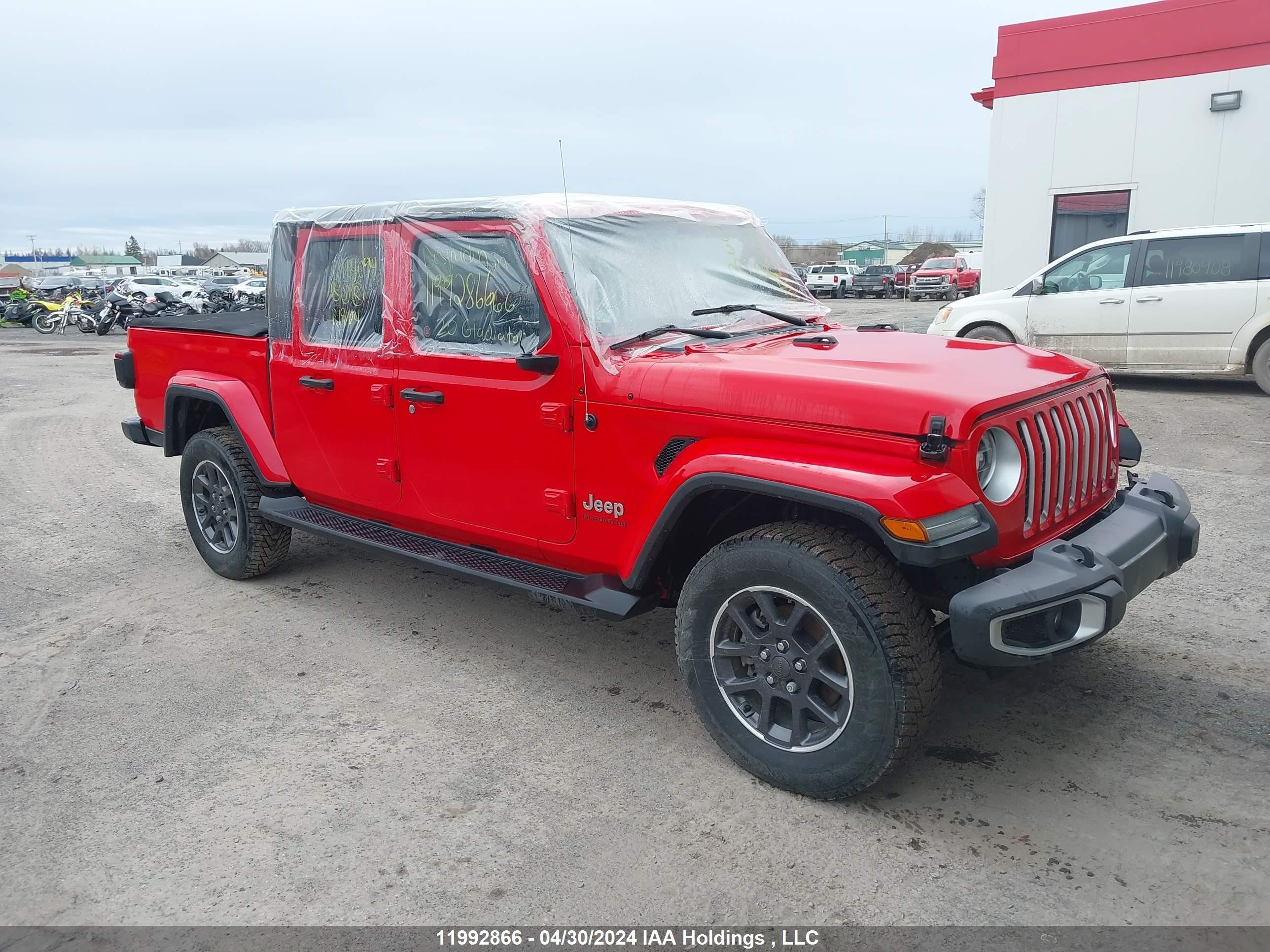 jeep gladiator 2020 1c6hjtfg0ll114094