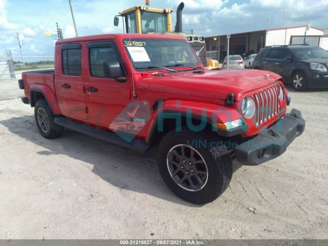 jeep gladiator 2020 1c6hjtfgxll156904