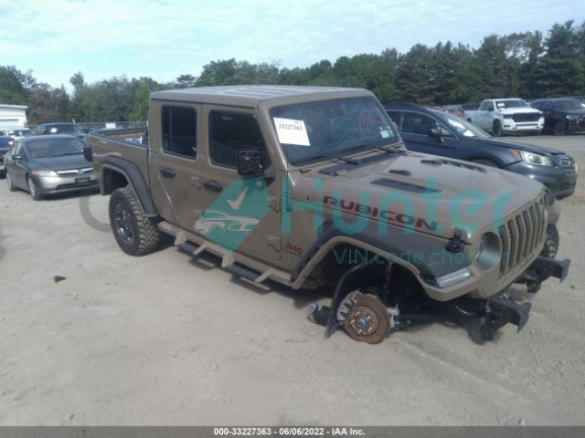 jeep gladiator 2020 1c6jjtbg4ll201603