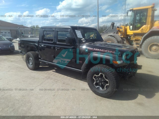 jeep gladiator 2020 1c6jjtbg9ll129197