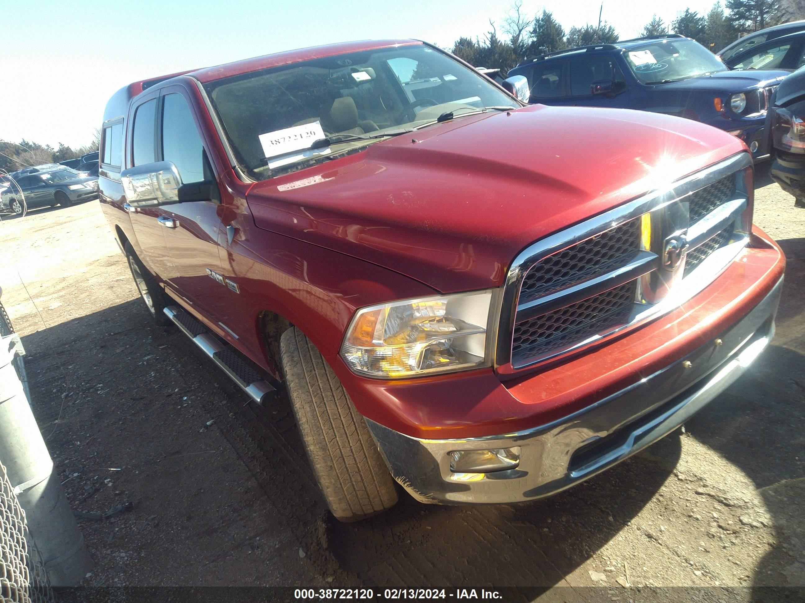 dodge ram 2009 1d3hb13t09j501347