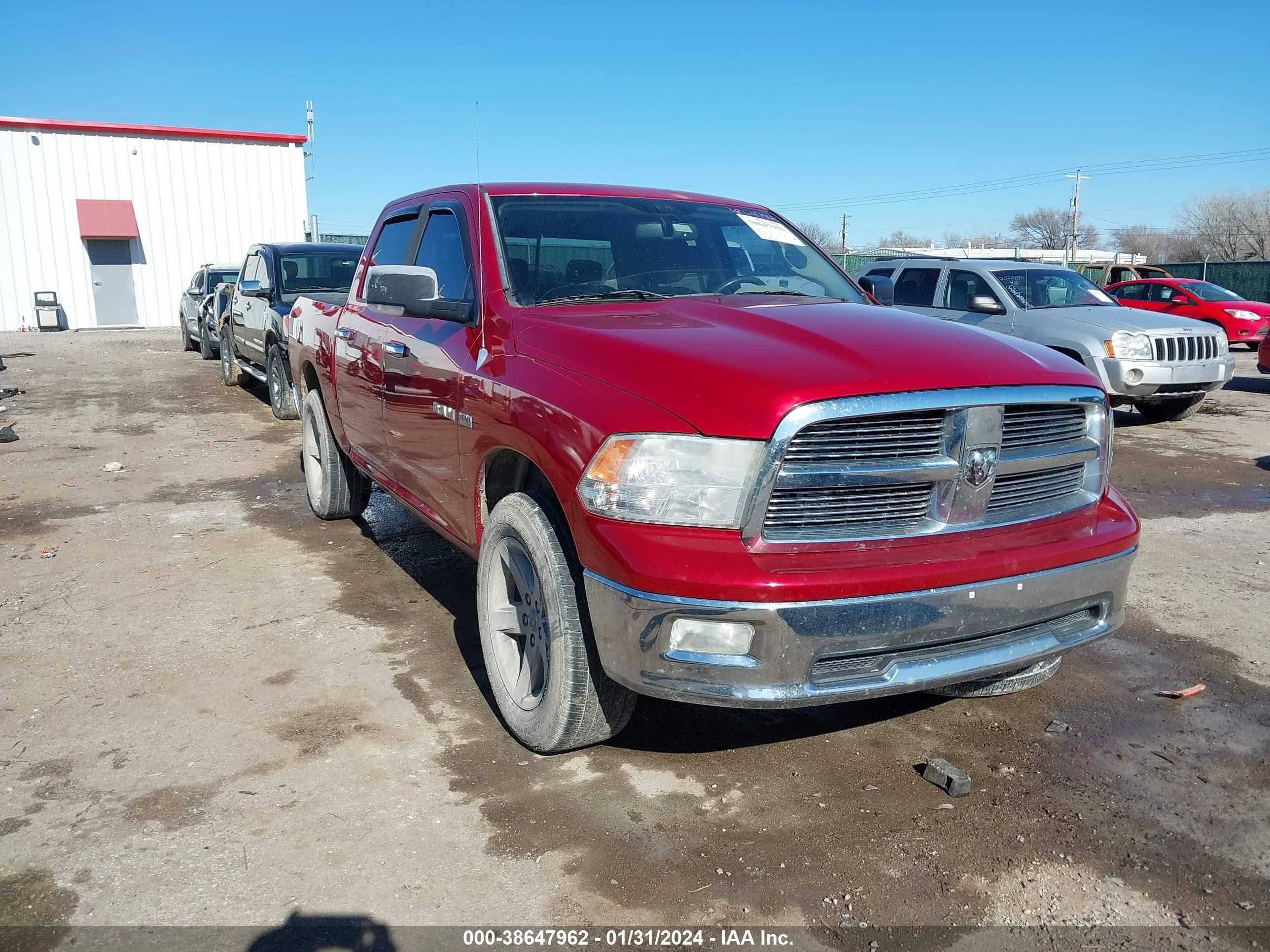 dodge ram 2009 1d3hb13t09s766358