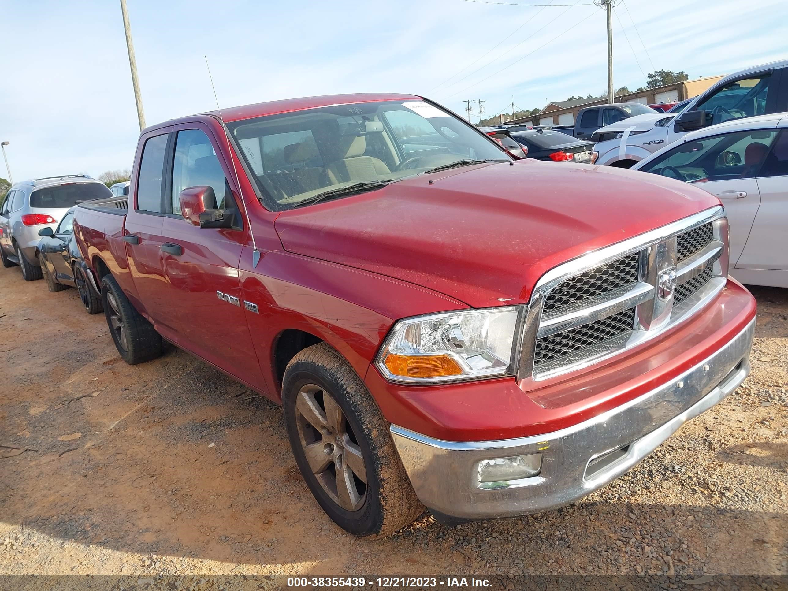 dodge ram 2009 1d3hb18t49s701134