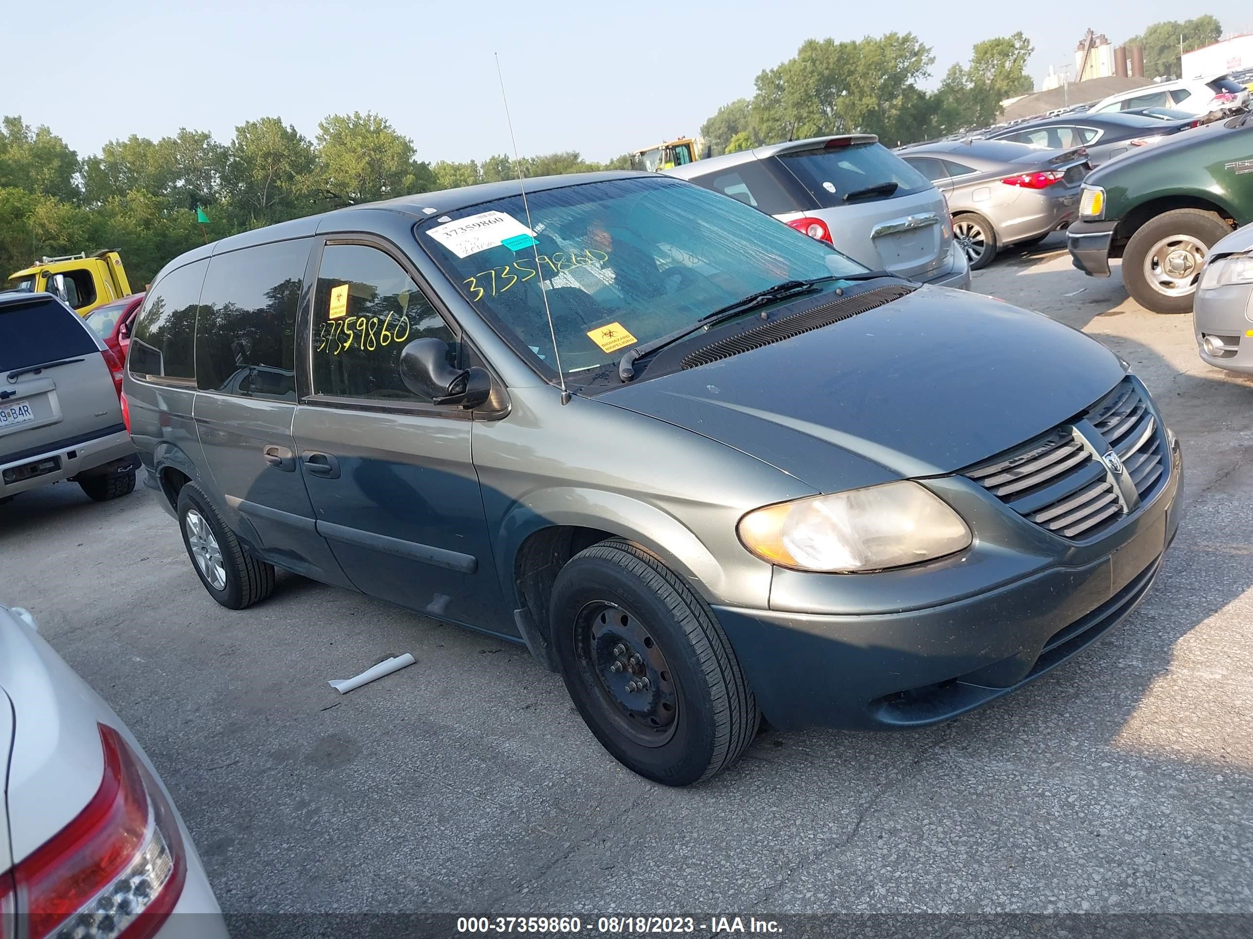 dodge caravan 2006 1d4gp24r06b593289