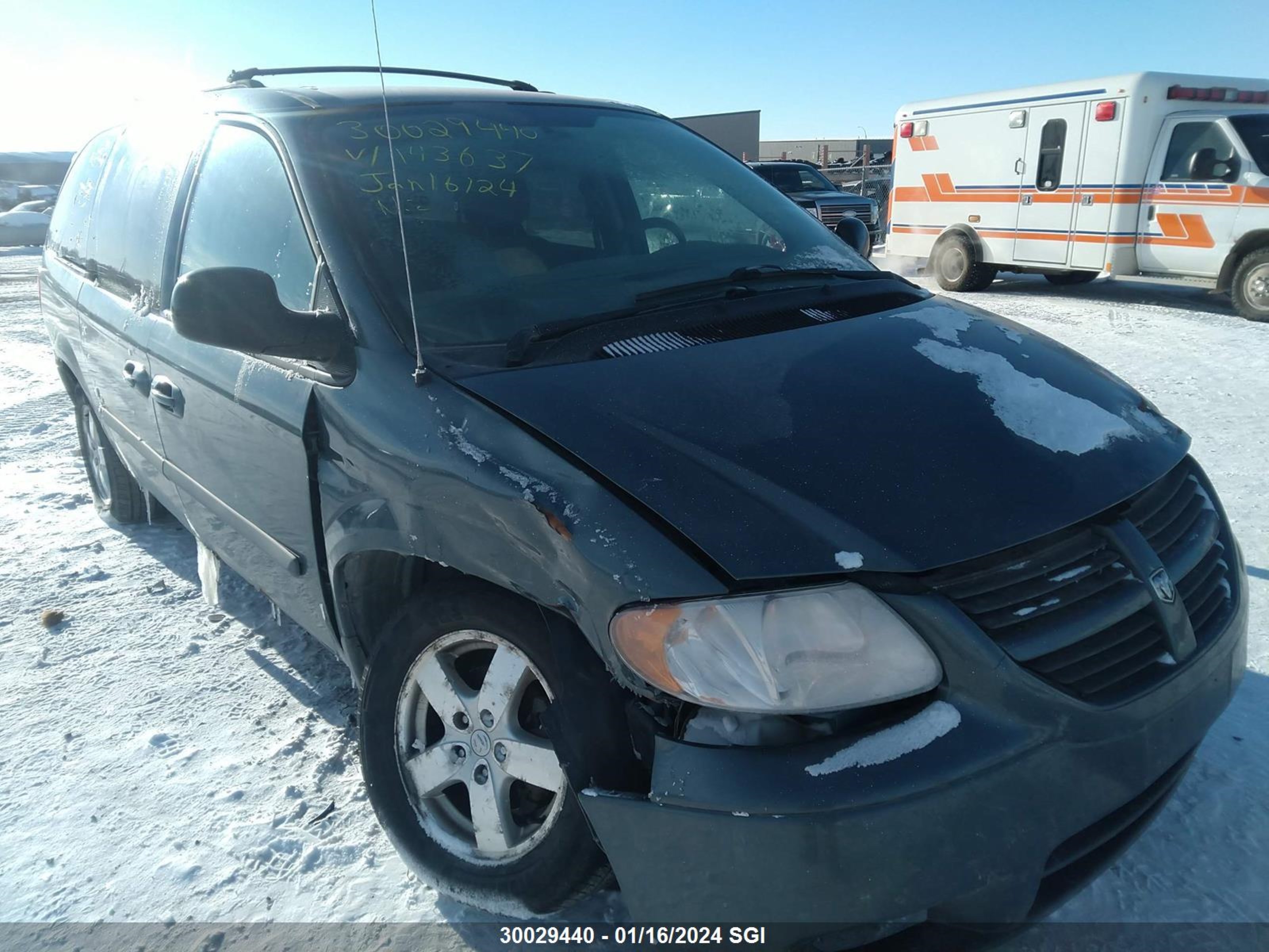 dodge caravan 2007 1d4gp24r37b143637