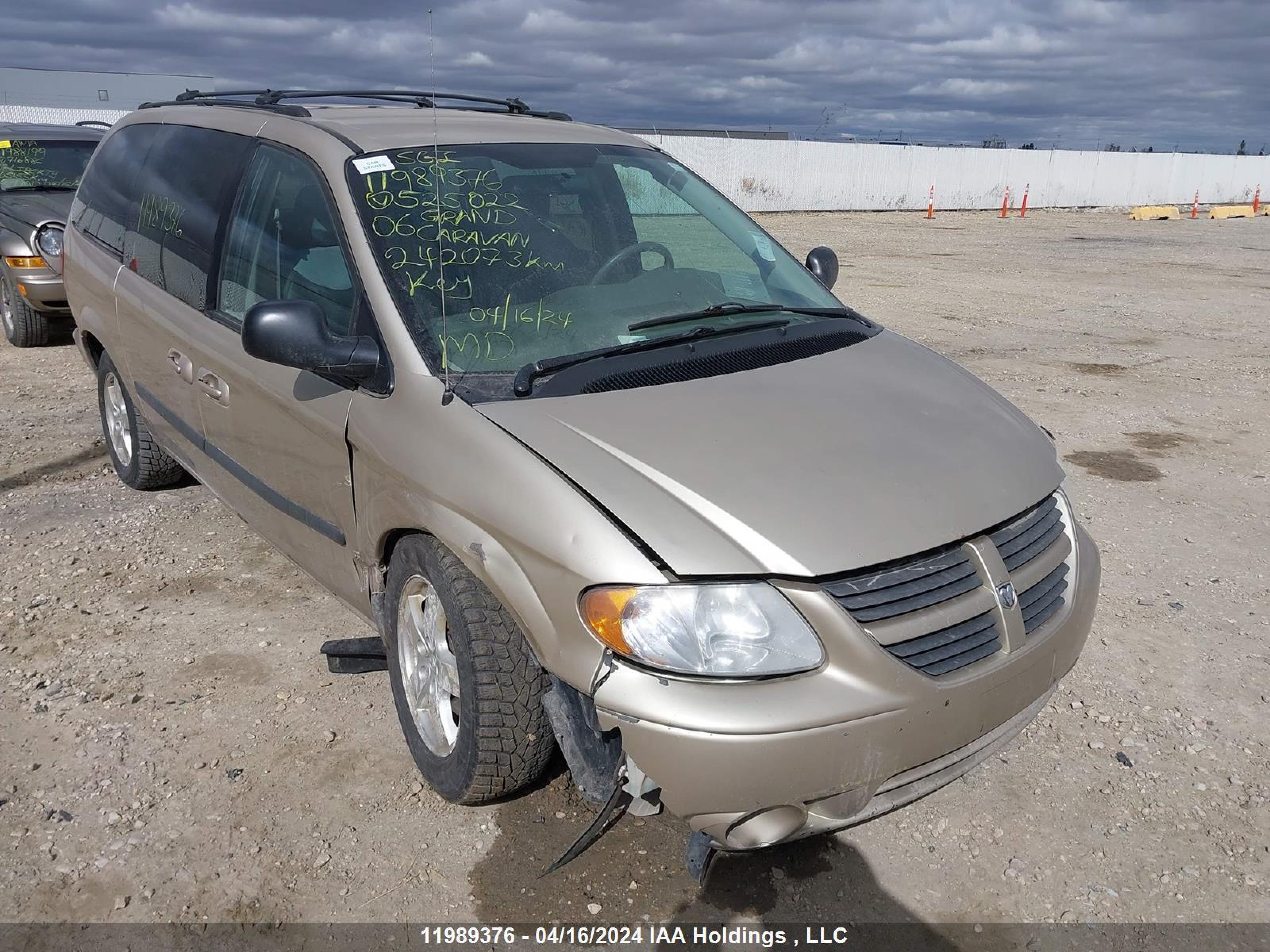 dodge caravan 2006 1d4gp24r56b525022