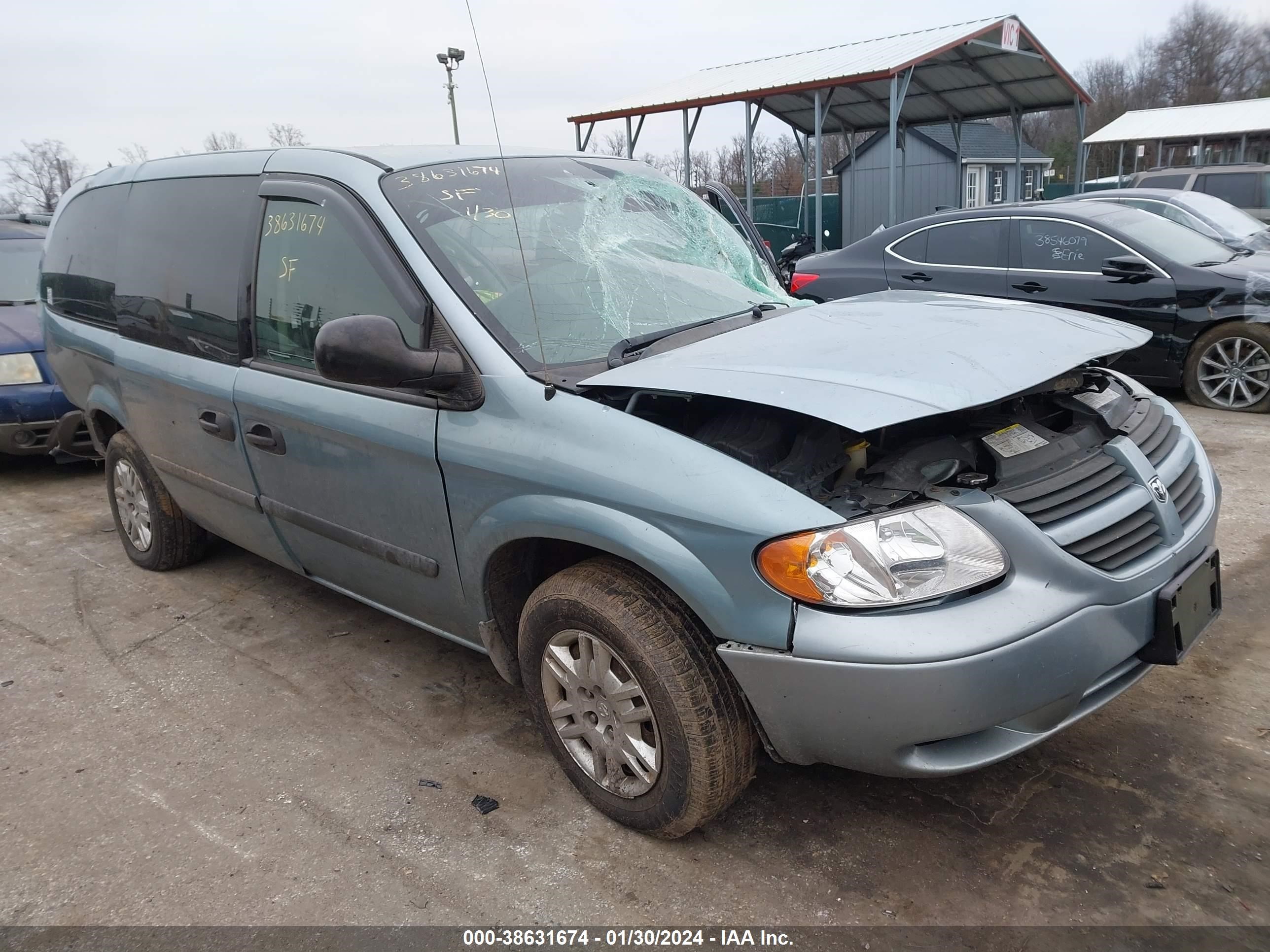 dodge caravan 2006 1d4gp24r56b754557