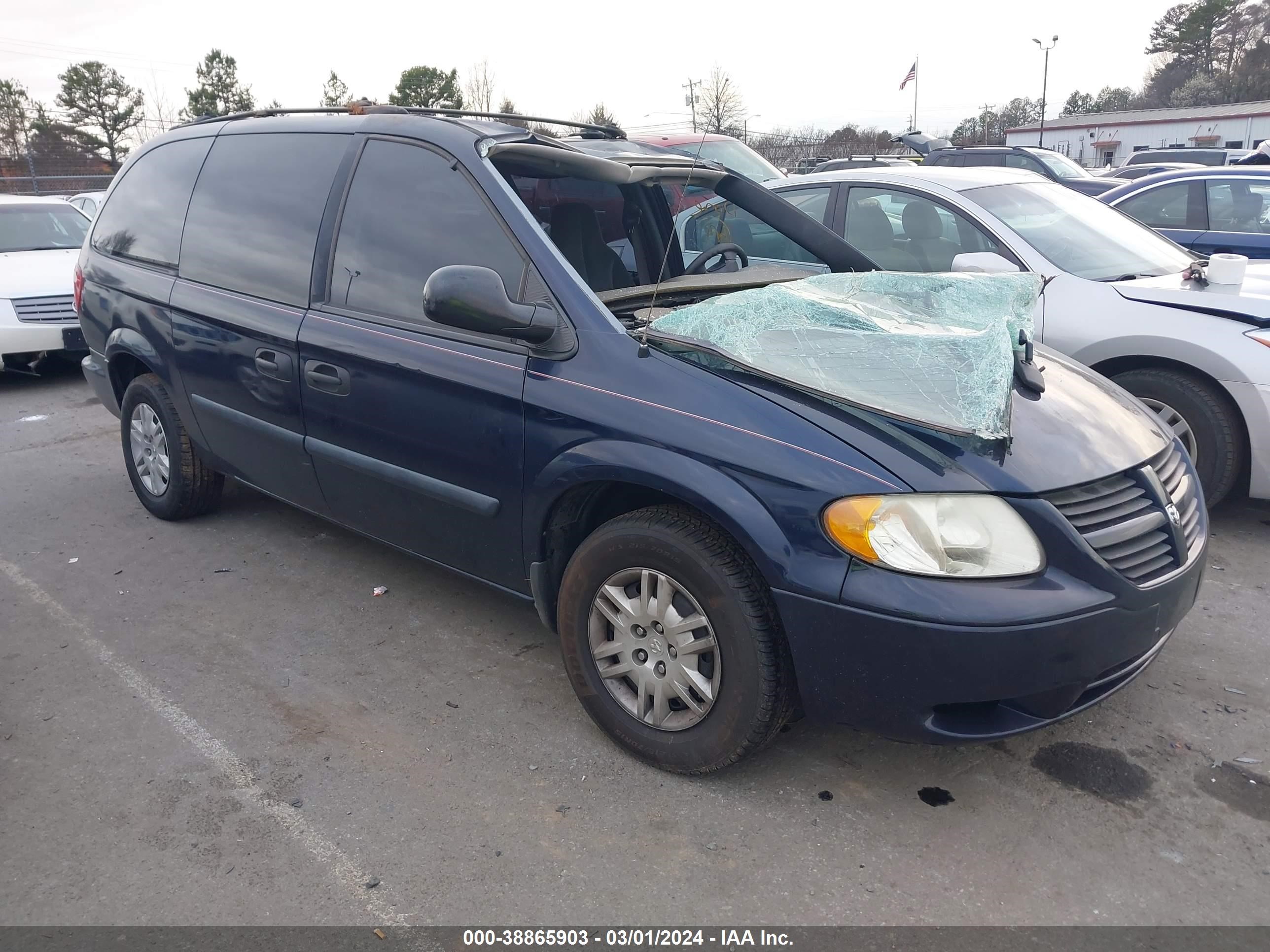 dodge caravan 2005 1d4gp24r65b112962