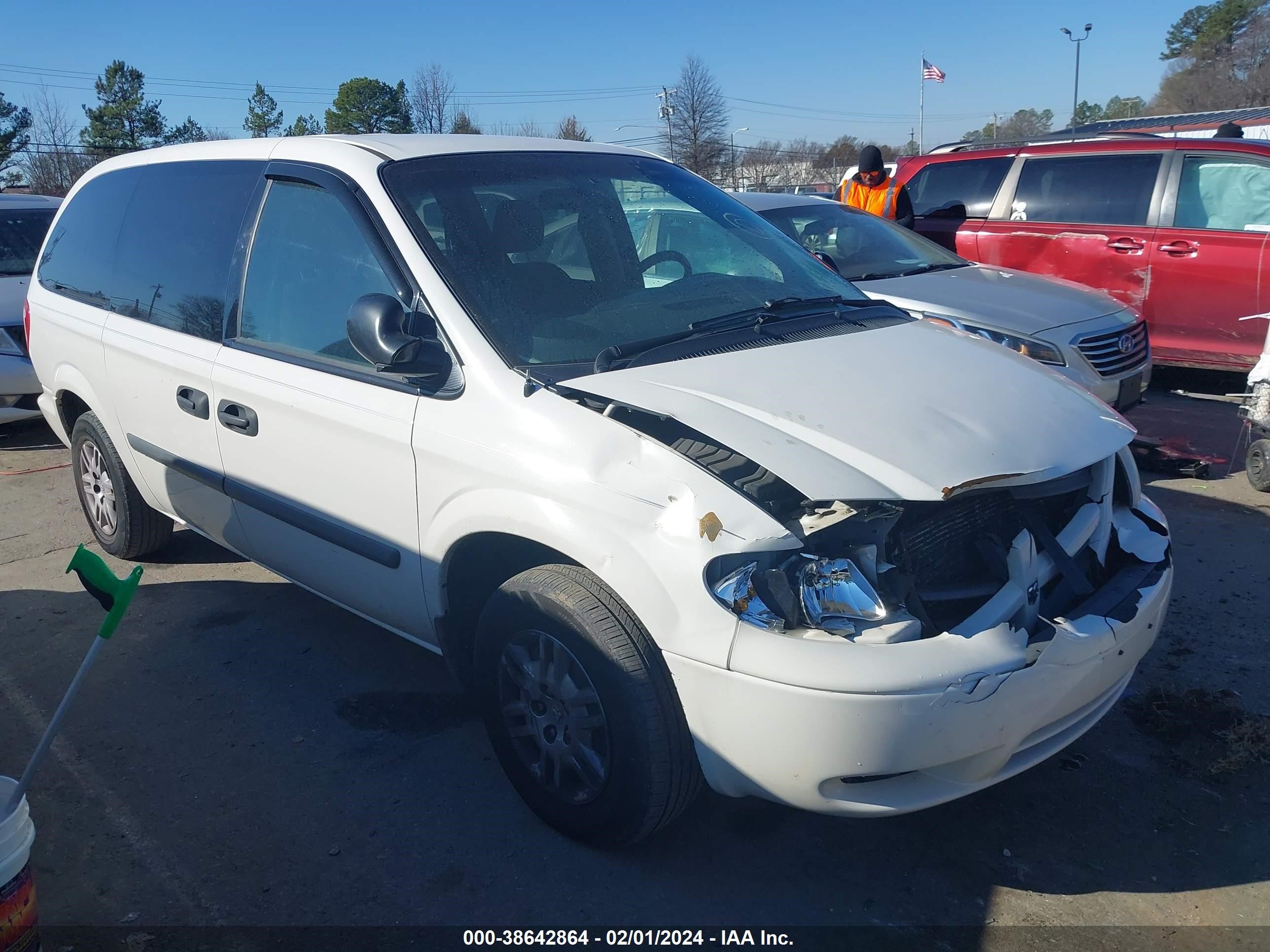 dodge caravan 2007 1d4gp24r77b172896