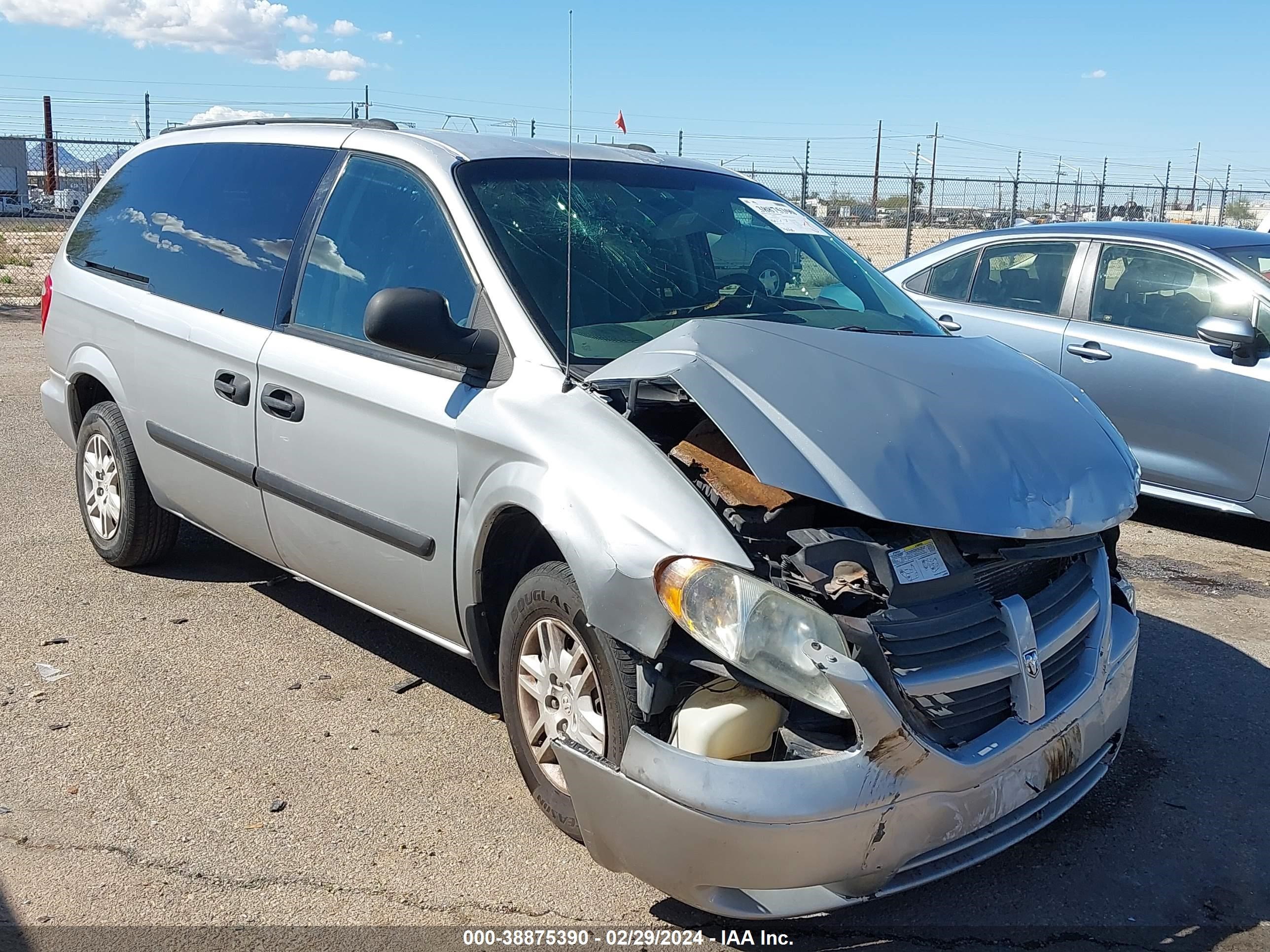 dodge caravan 2005 1d4gp24r85b210584