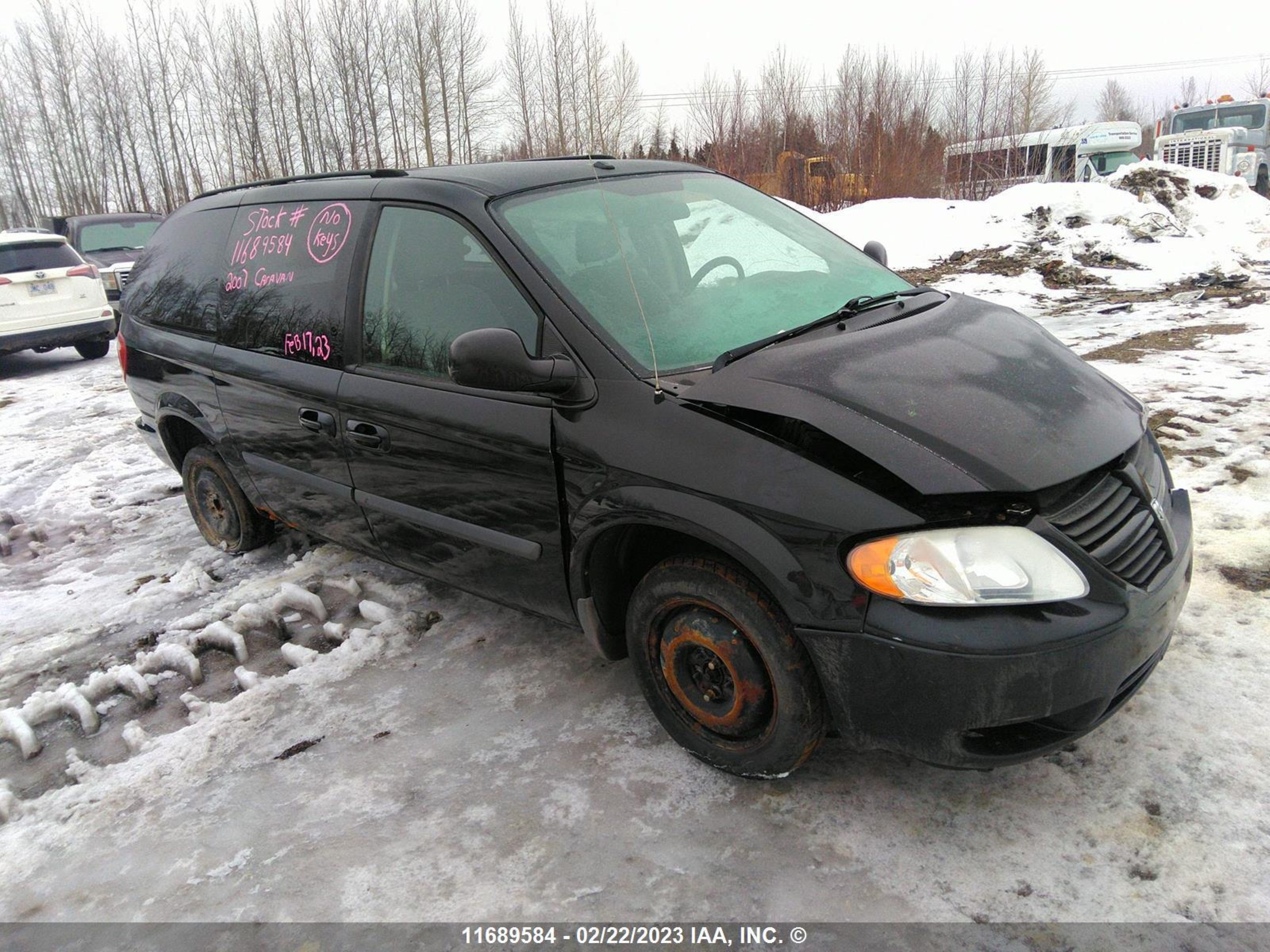 dodge caravan 2007 1d4gp24r97b215389