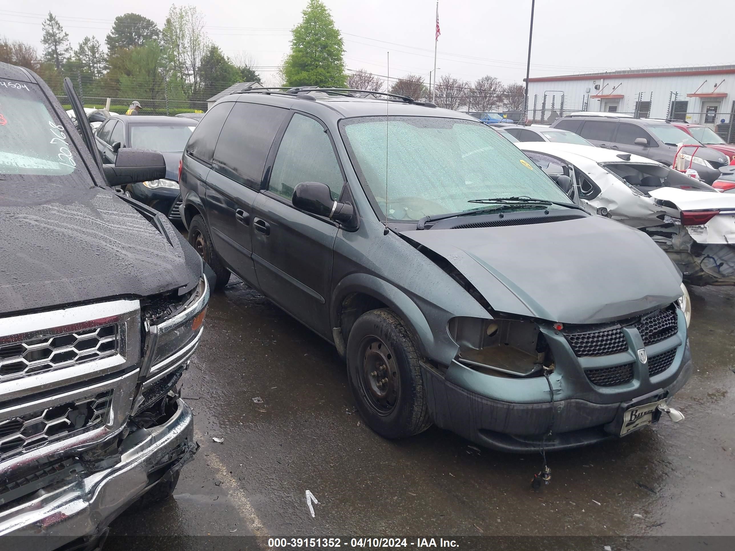 dodge caravan 2003 1d4gp25393b205711