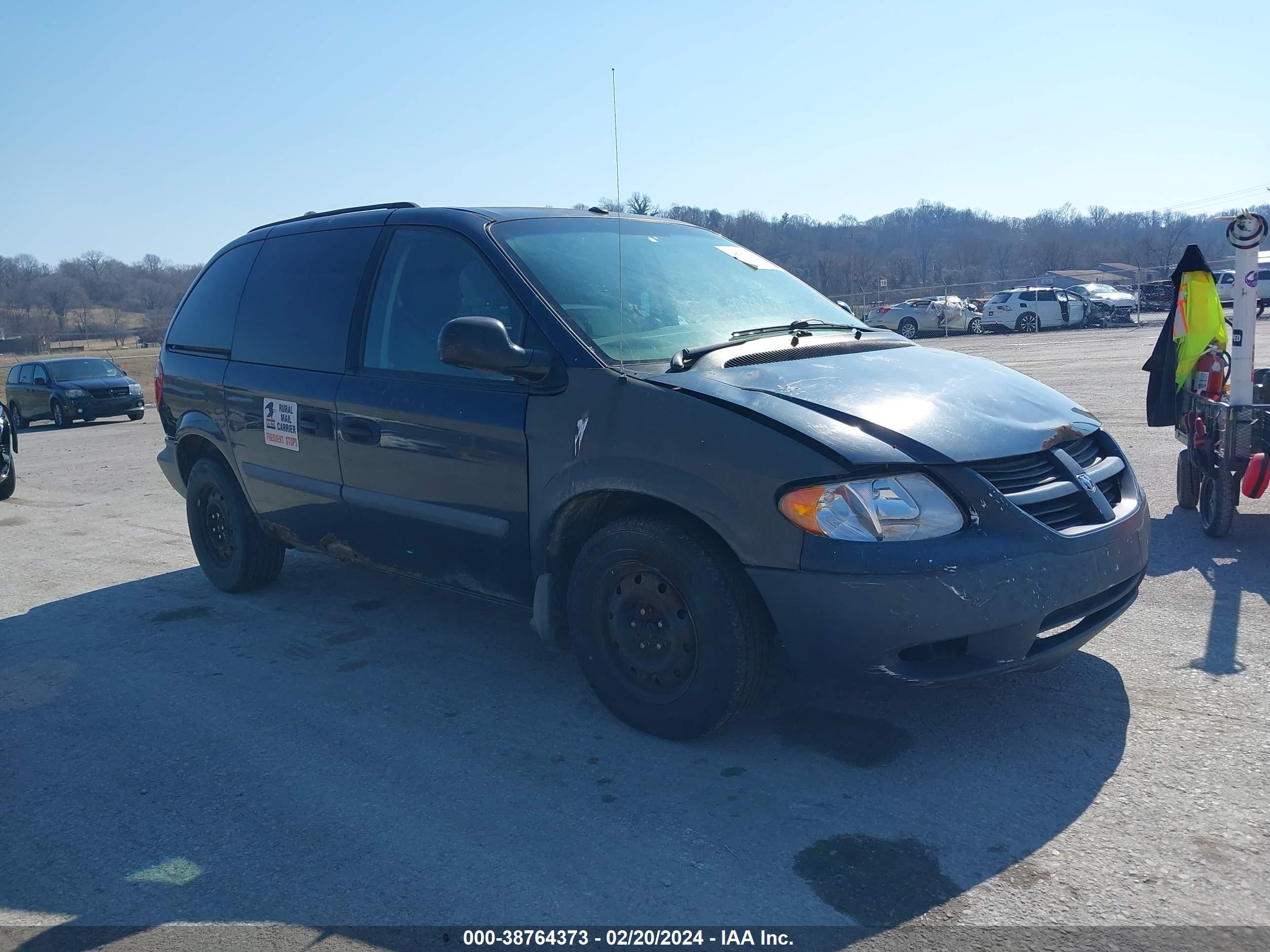 dodge caravan 2007 1d4gp25e07b258563