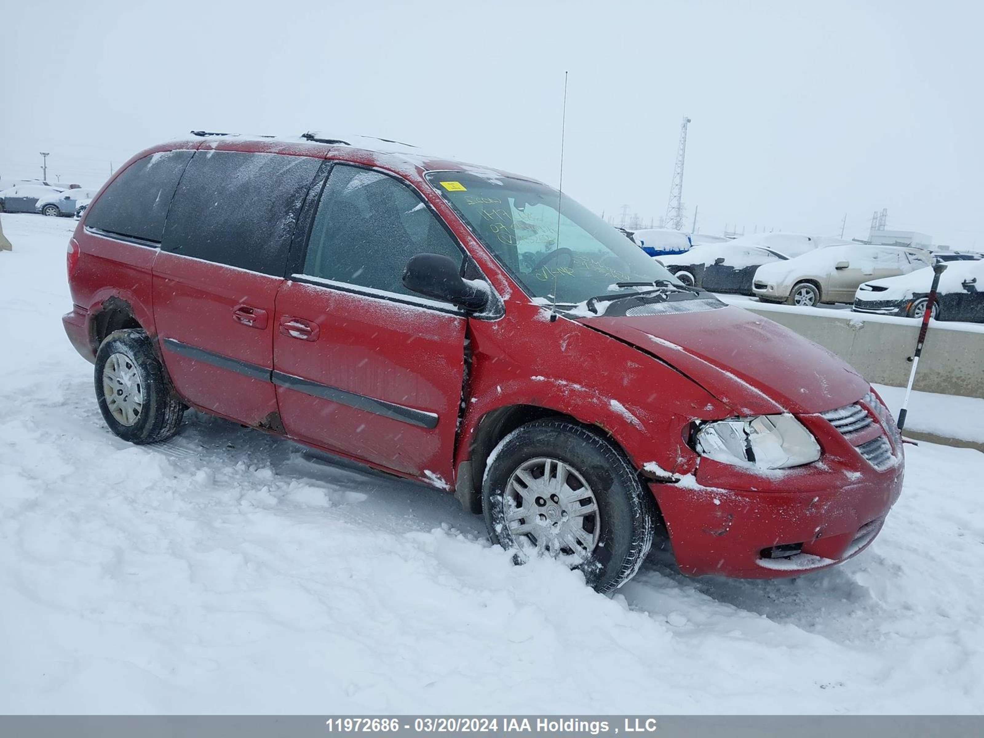 dodge caravan 2007 1d4gp25r47b132628