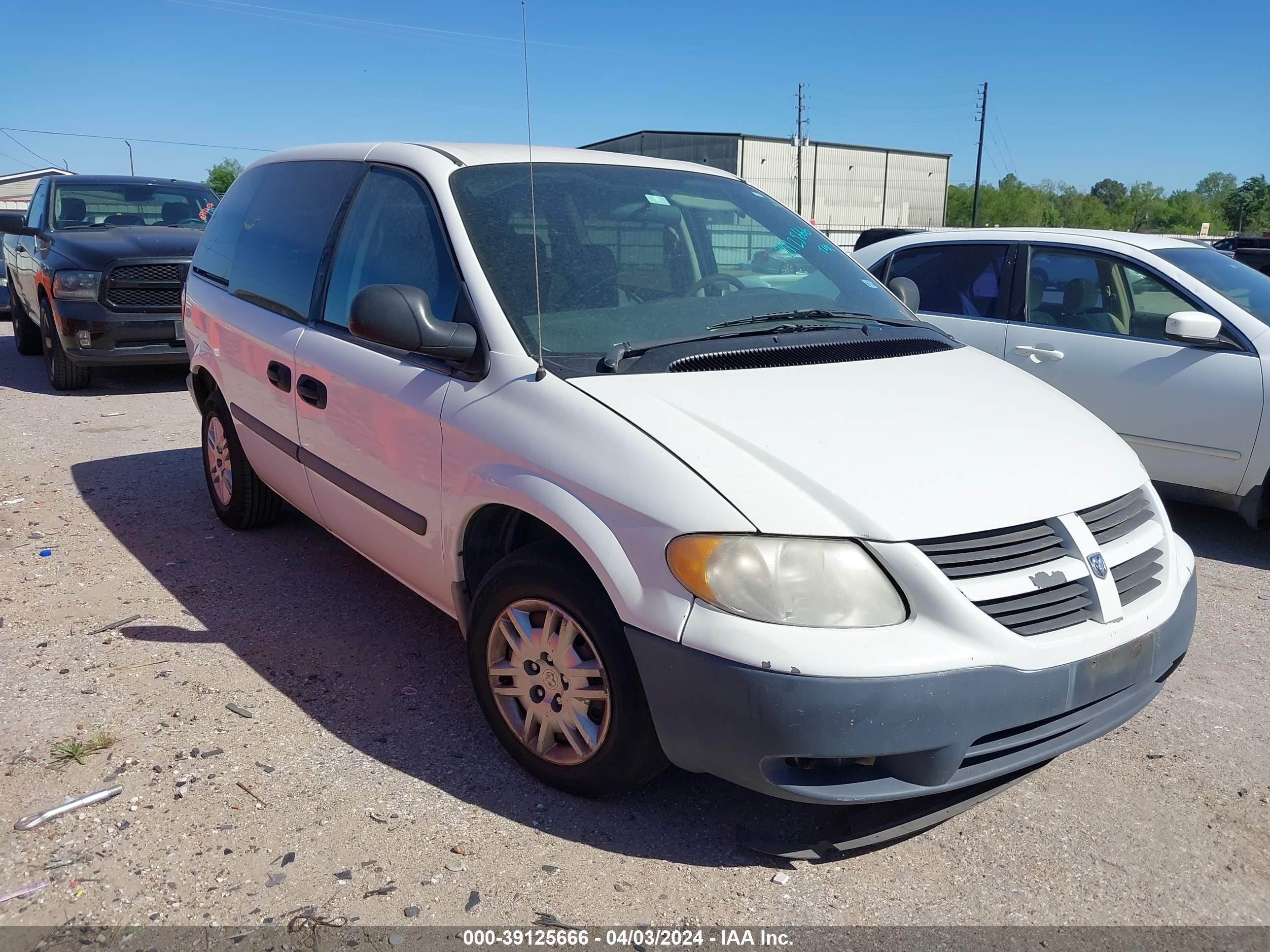 dodge caravan 2007 1d4gp25r97b135282