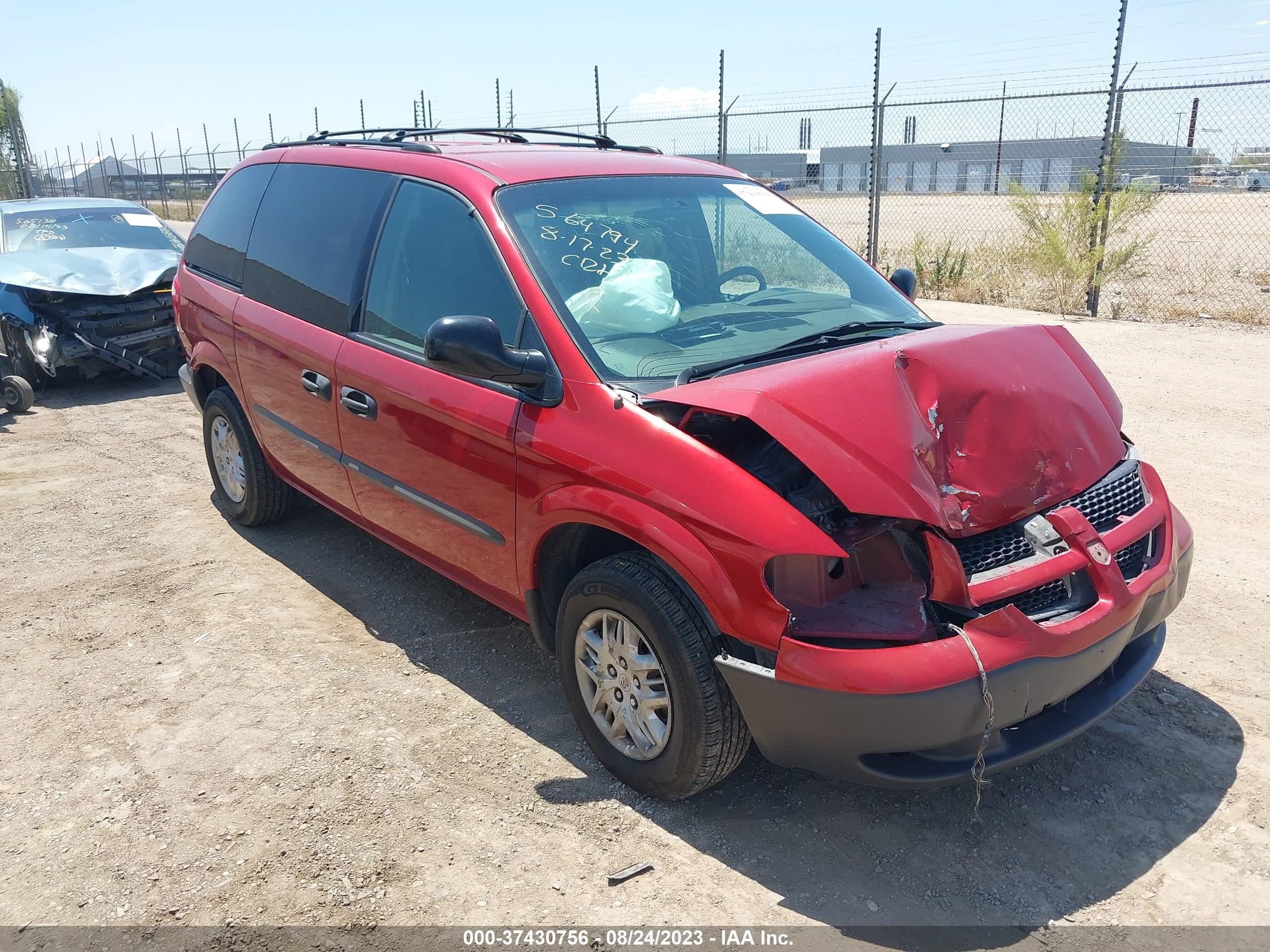 dodge caravan 2004 1d4gp25rx4b595076