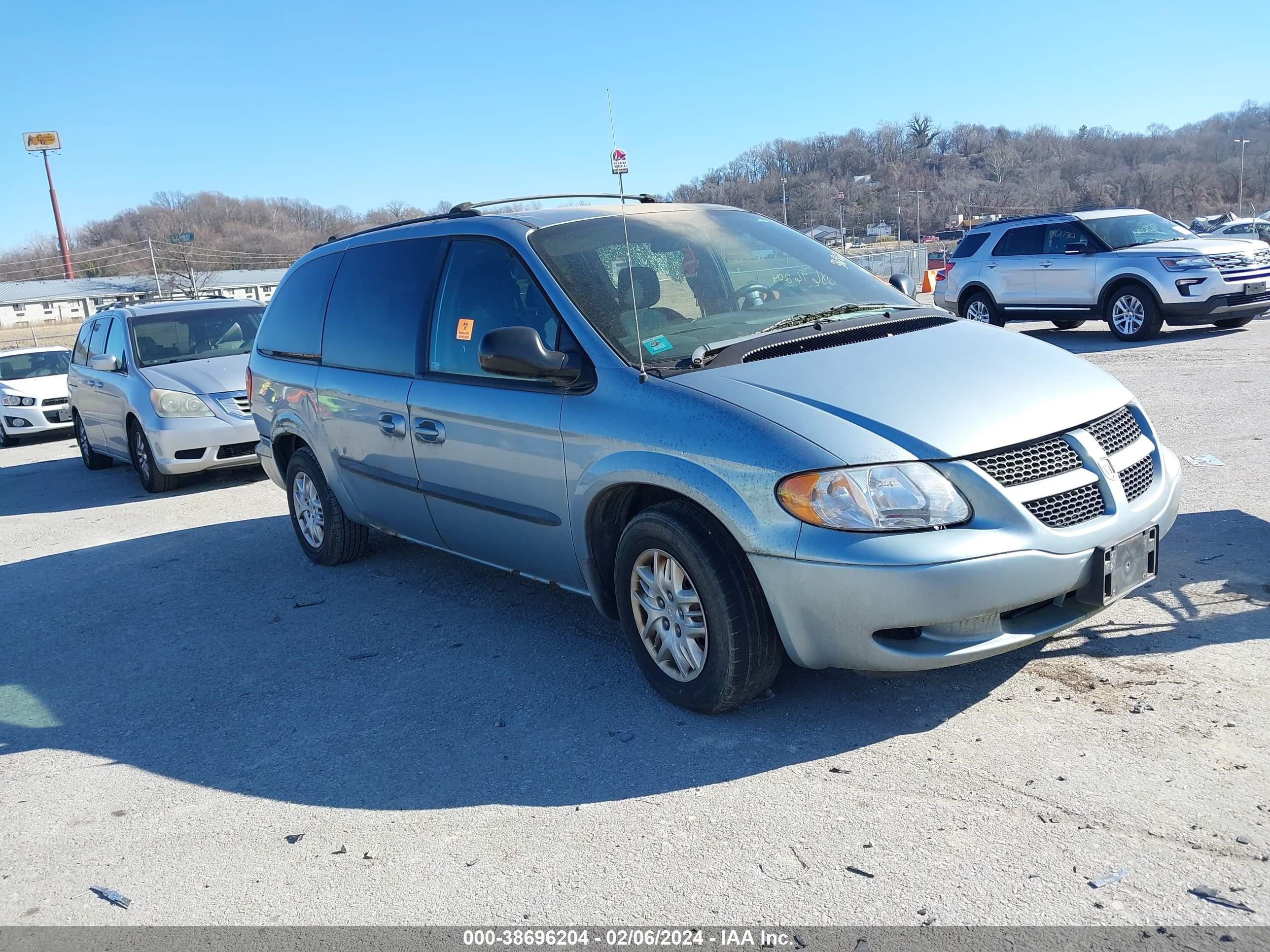 dodge caravan 2003 1d4gp44343b290938