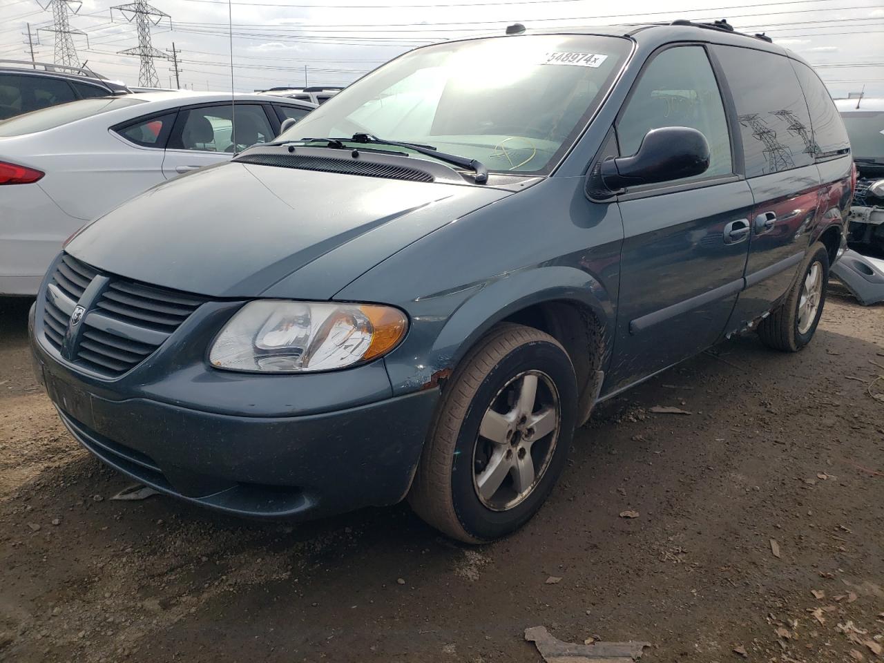 dodge caravan 2005 1d4gp45r75b344657