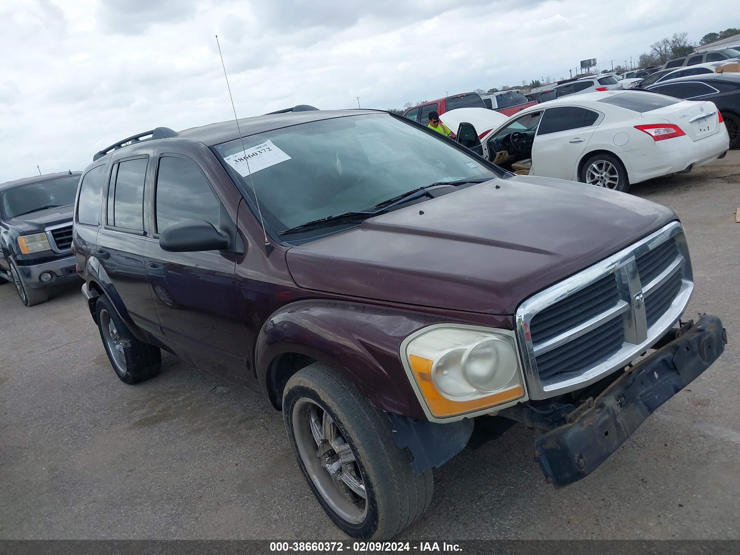 dodge durango 2004 1d4hd48nx4f167552