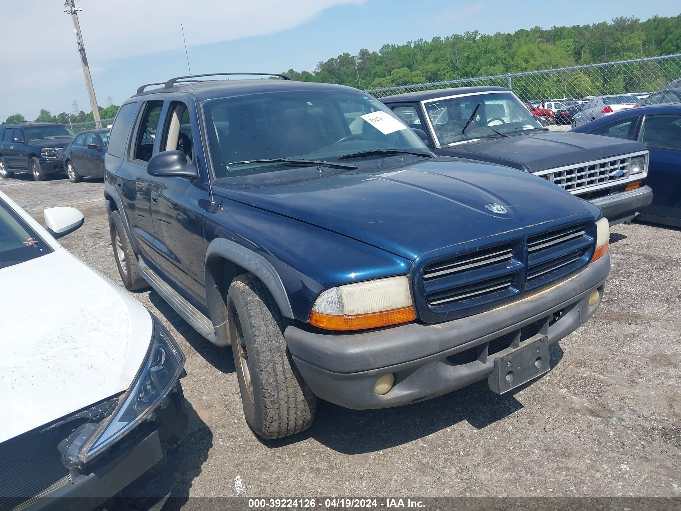 dodge durango 2003 1d4hr38n33f568743